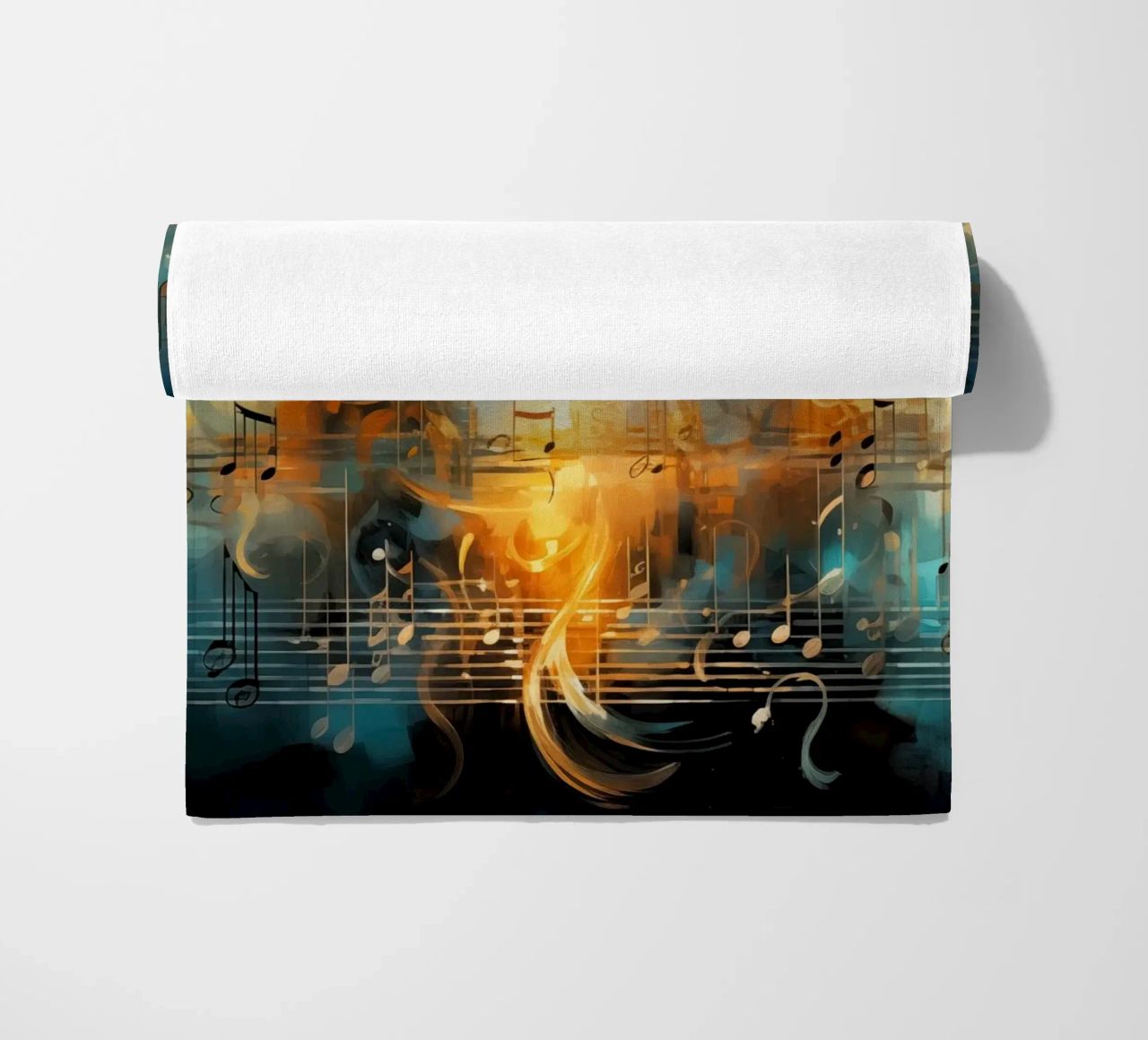 Taccuino musicale astratto telo mare da Imagine