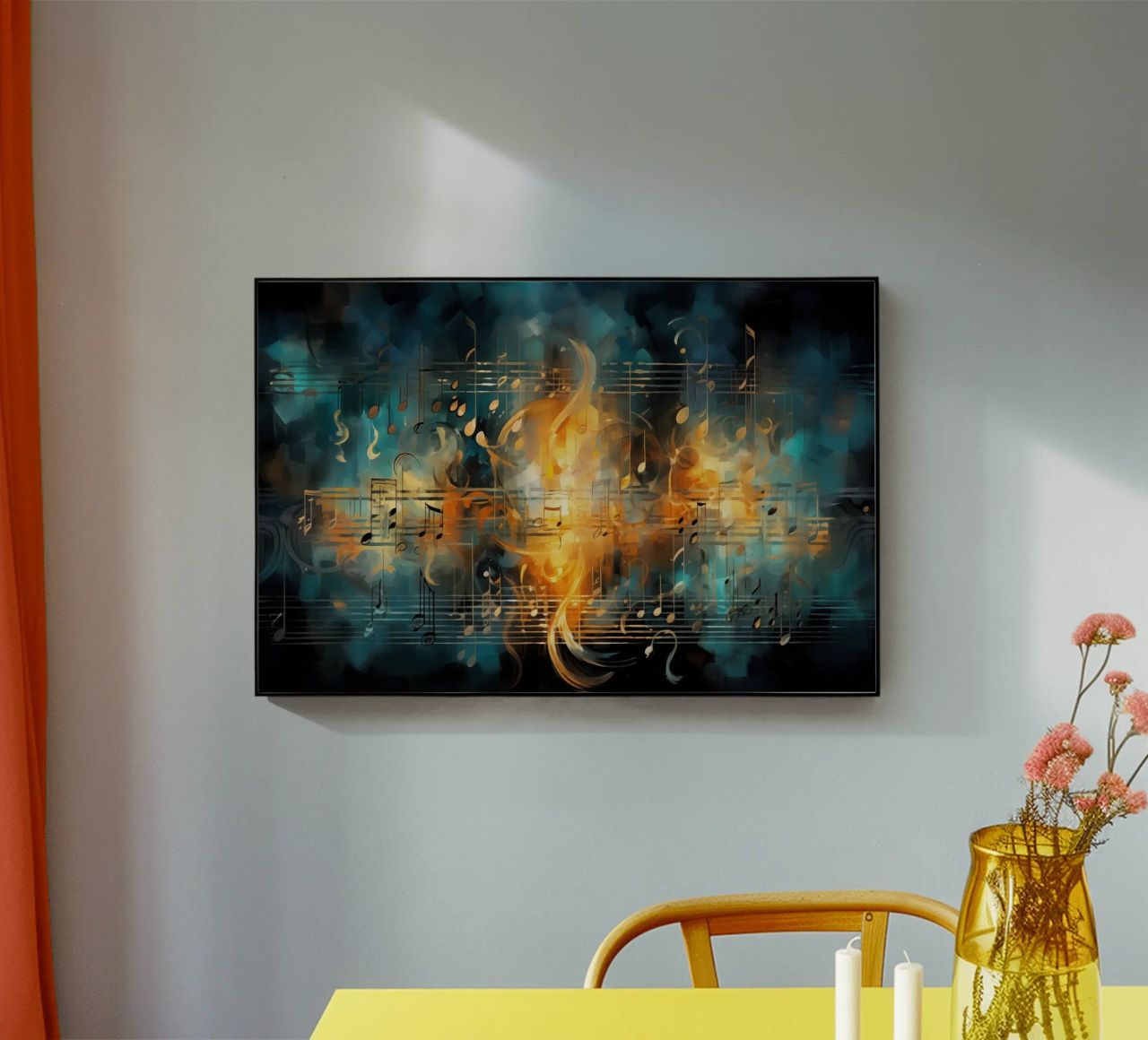 Taccuino musicale astratto plexiglass da Imagine