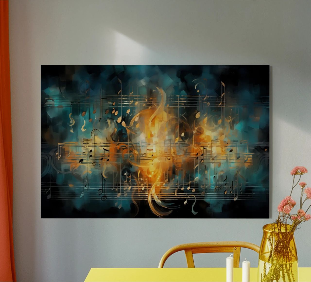 Taccuino musicale astratto plexiglass da Imagine