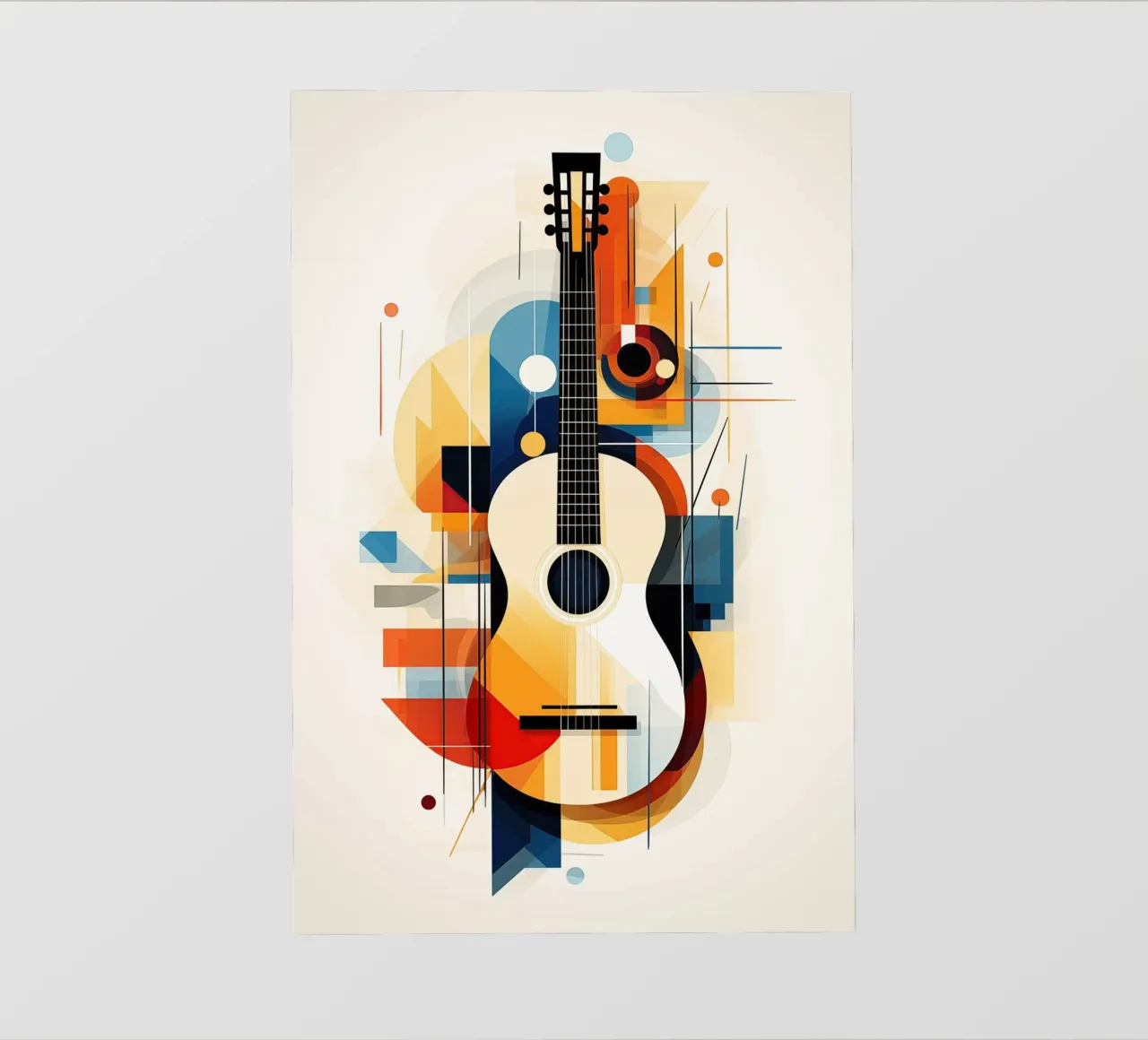 Chitarra astratta telo in pvc da Imagine