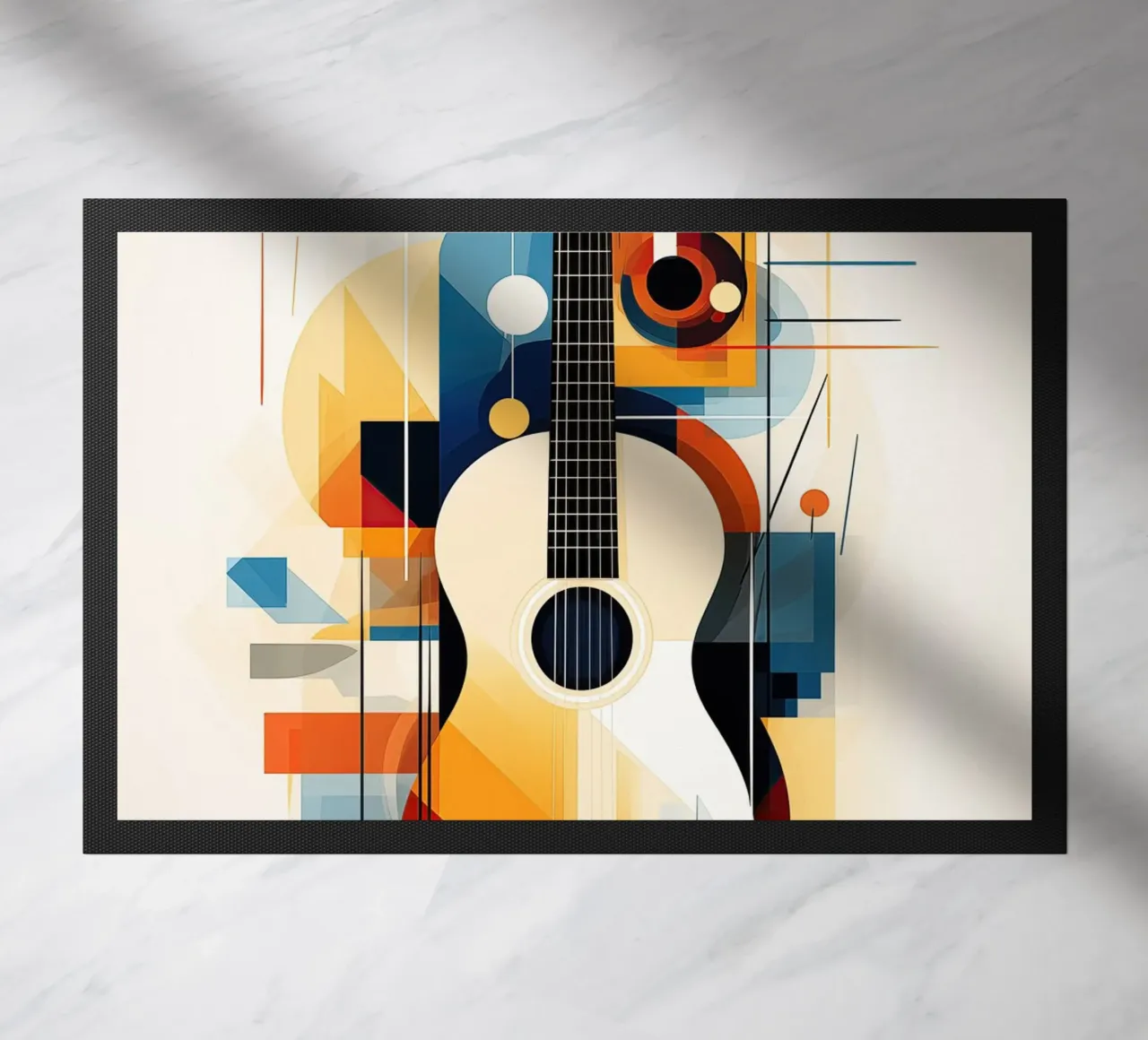 Chitarra astratta zerbino da Imagine