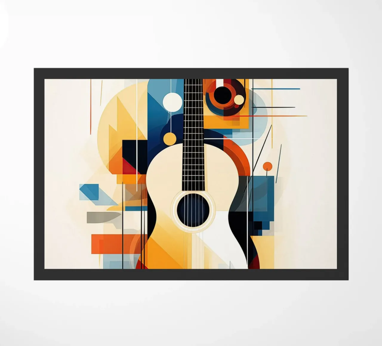 Chitarra astratta zerbino da Imagine