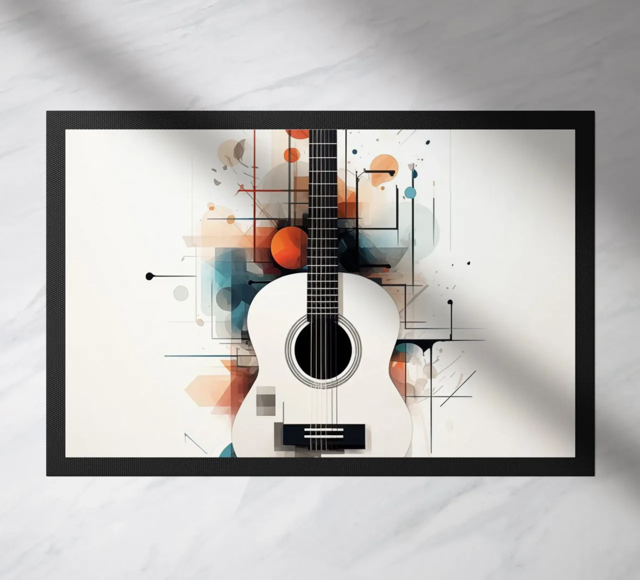 Chitarra astratta zerbino da Imagine
