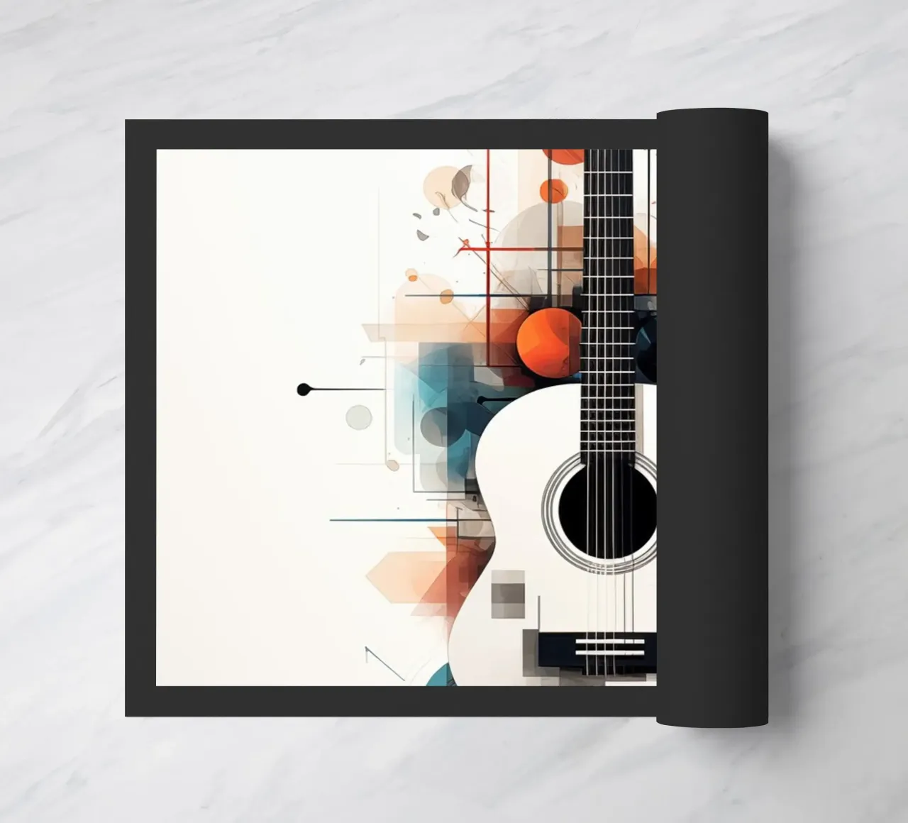Chitarra astratta zerbino da Imagine