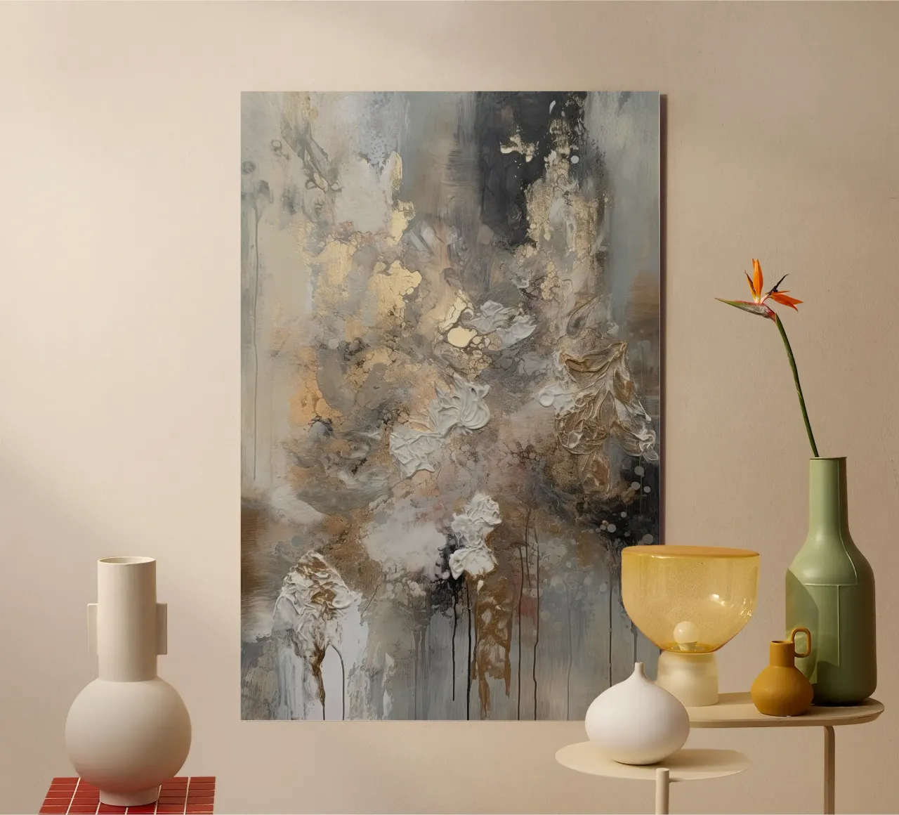 Abstract relief alu-dibond by Imagine