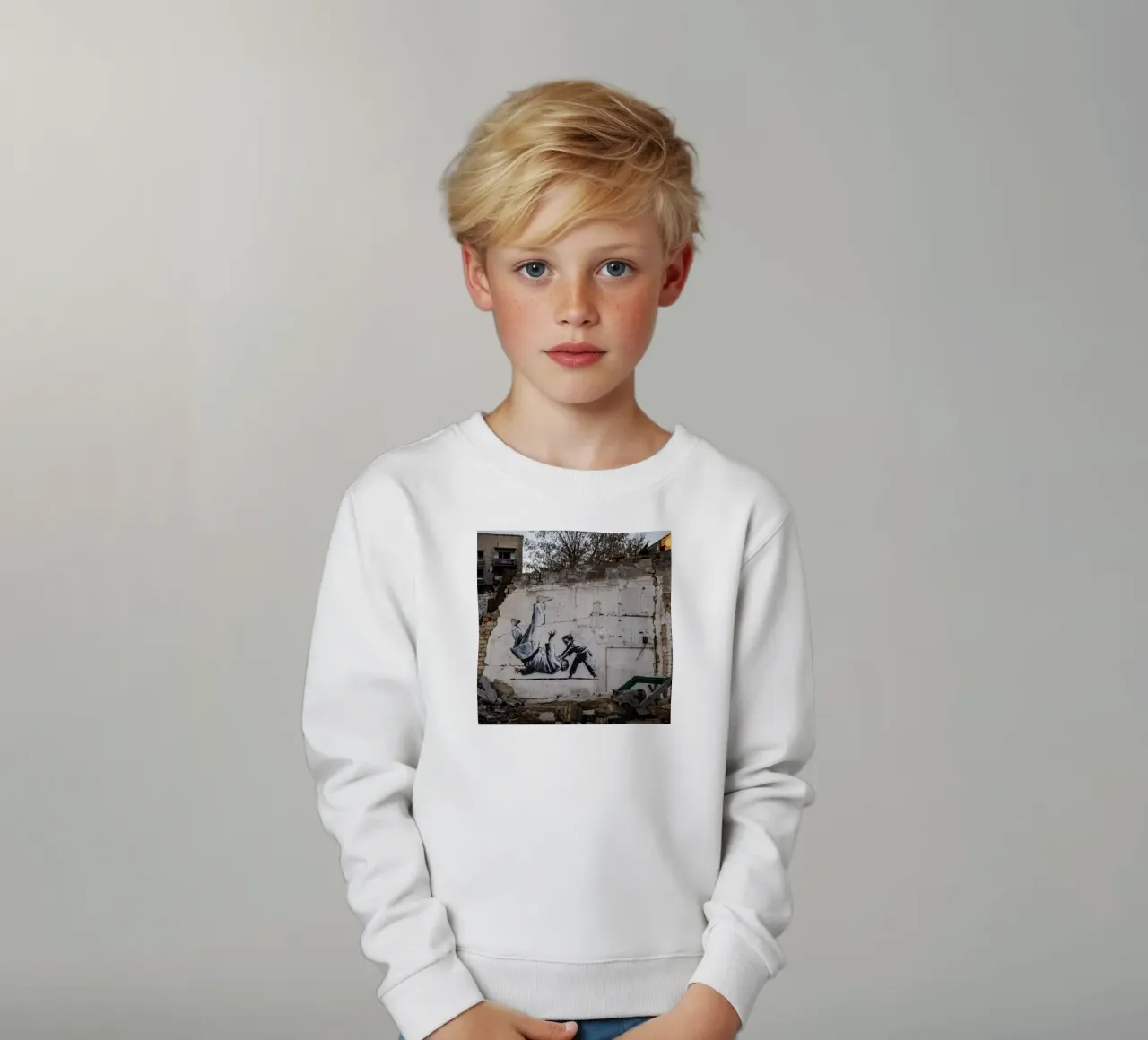 Il ragazzo del karate felpa bambino da Betty Shops