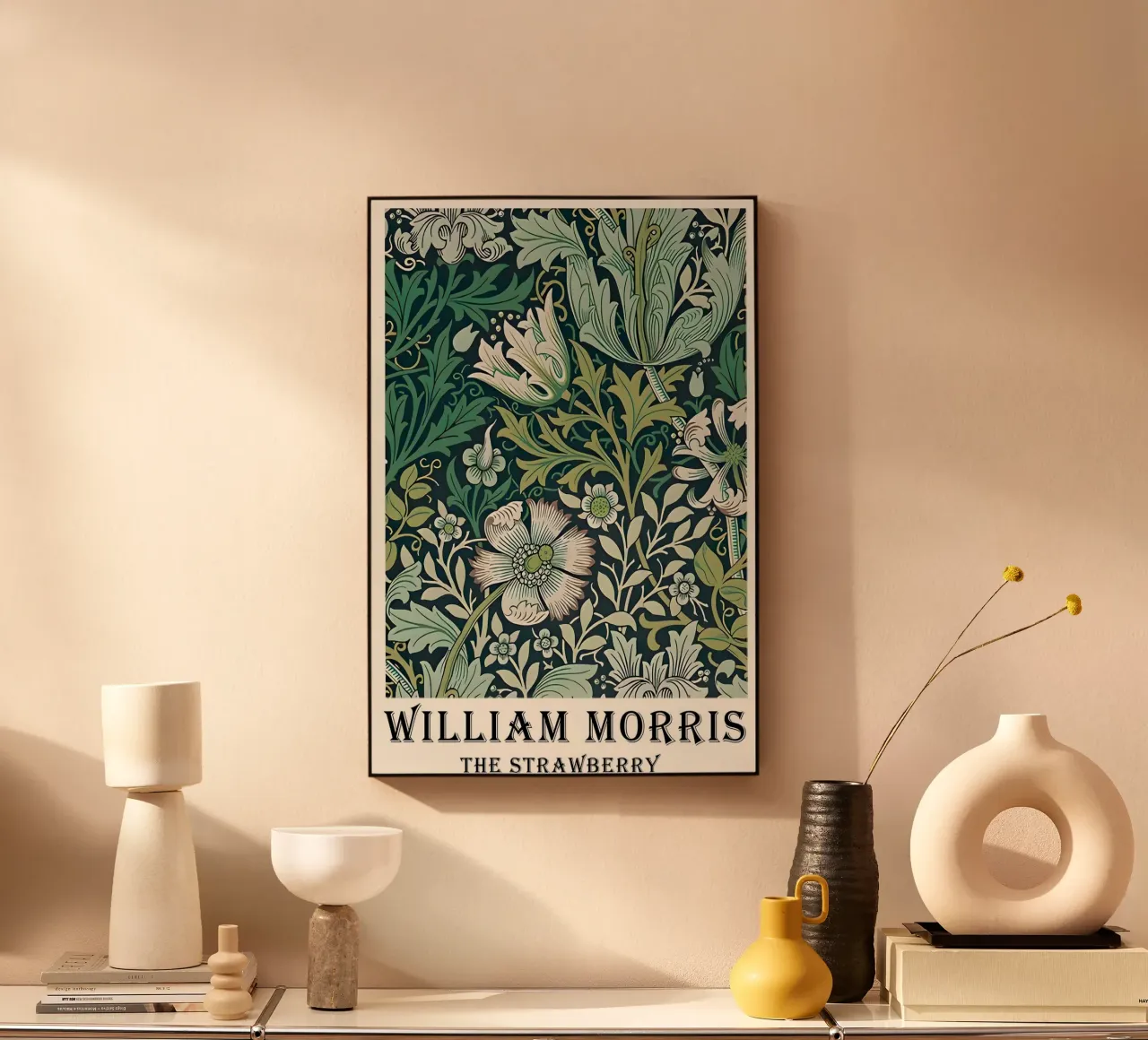 blumen blätter blütenblätter william morris Acryl-Glas von komo store