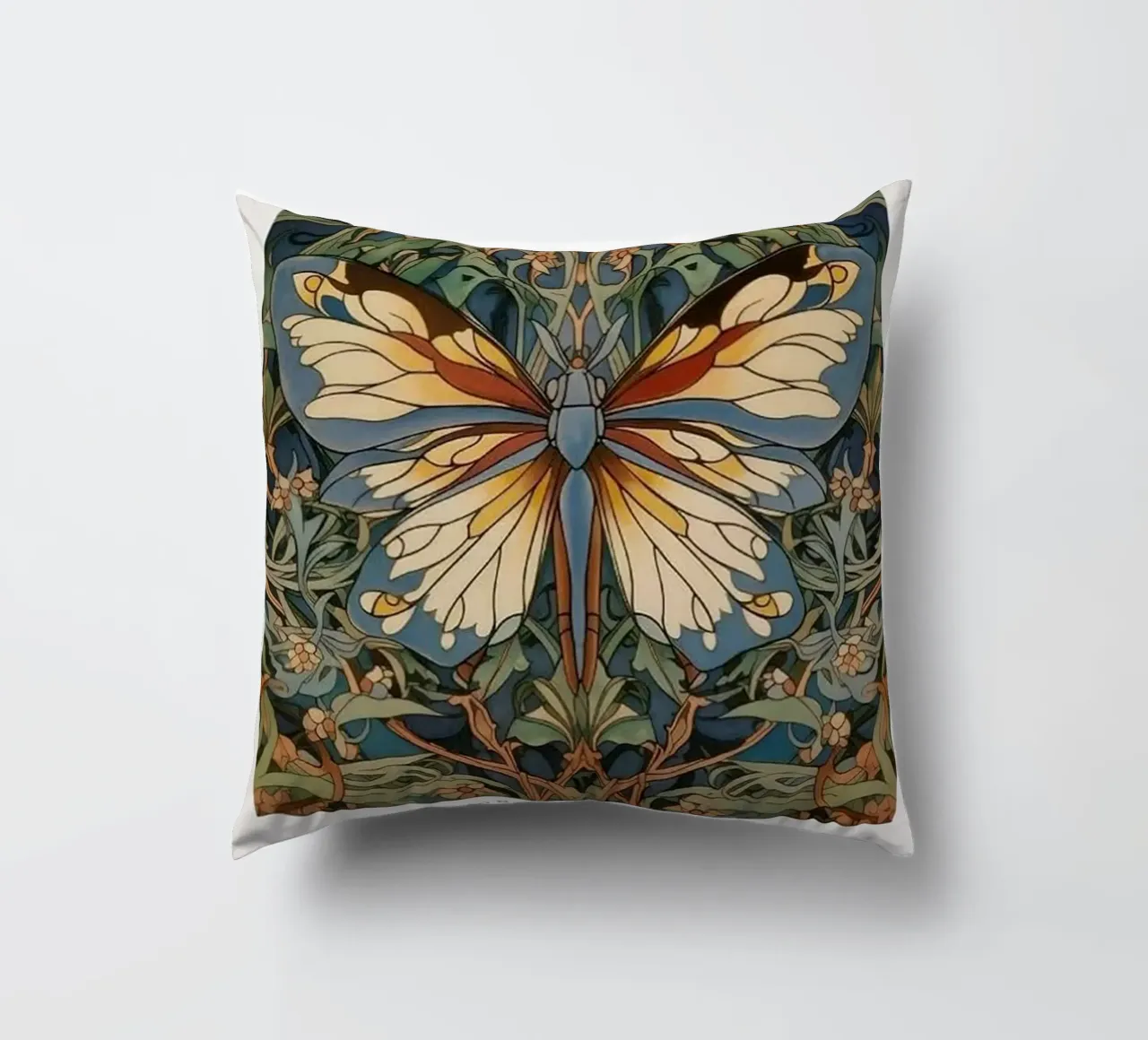 farfalla intricata design william morris cuscino da komo store