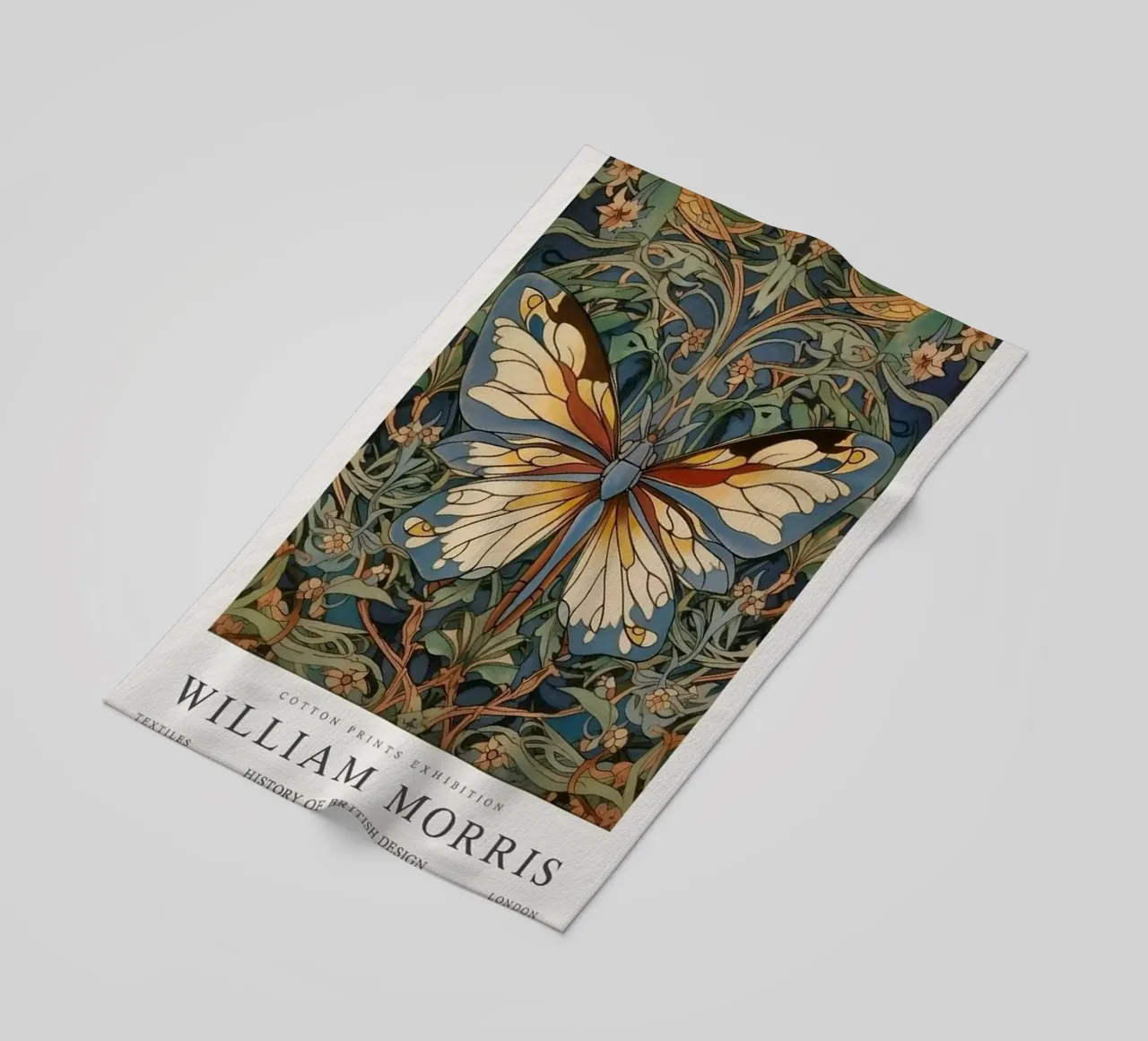 farfalla intricata design william morris telo mare da komo store