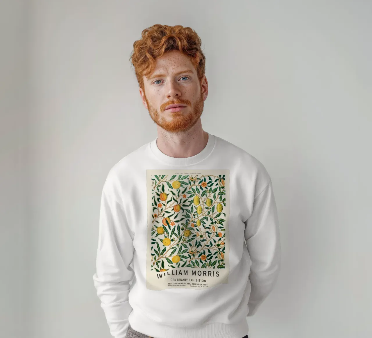 zitrone fruchtbar william morris Sweatshirt von komo store
