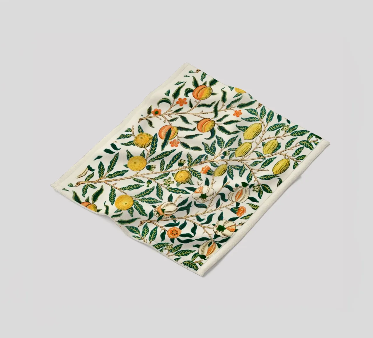 zitrone fruchtbar william morris Fleecedecke von komo store