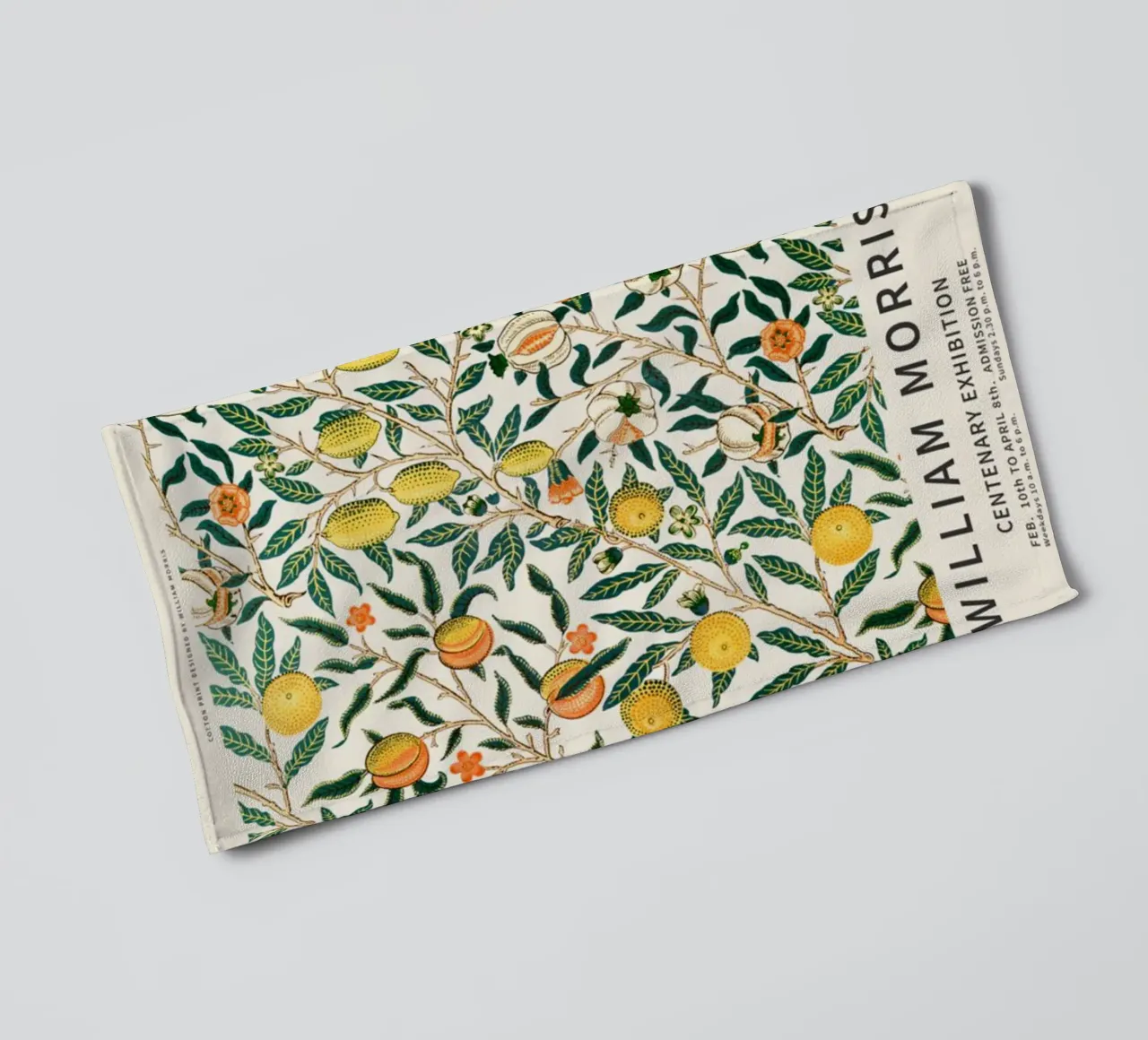 citron fructueux william morris serviette de bain de komo store