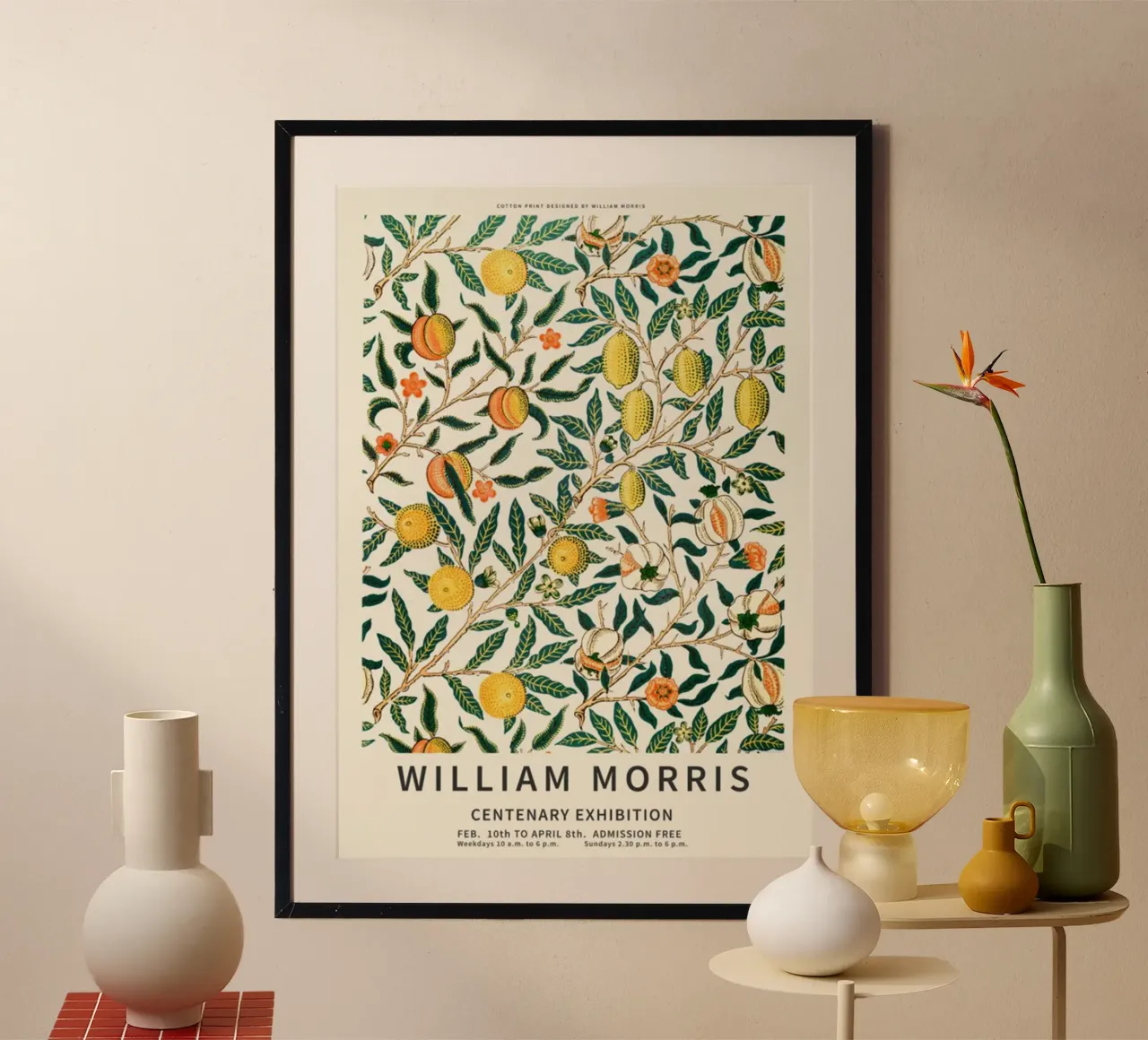 zitrone fruchtbar william morris Hahnemühle von komo store