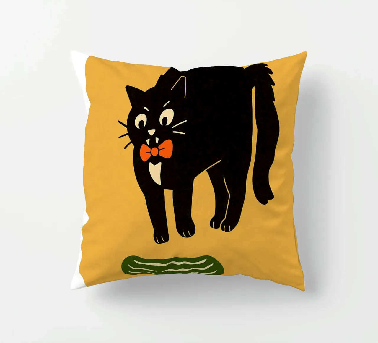 Gatto Nero Sottaceto cuscino da Rawdenox