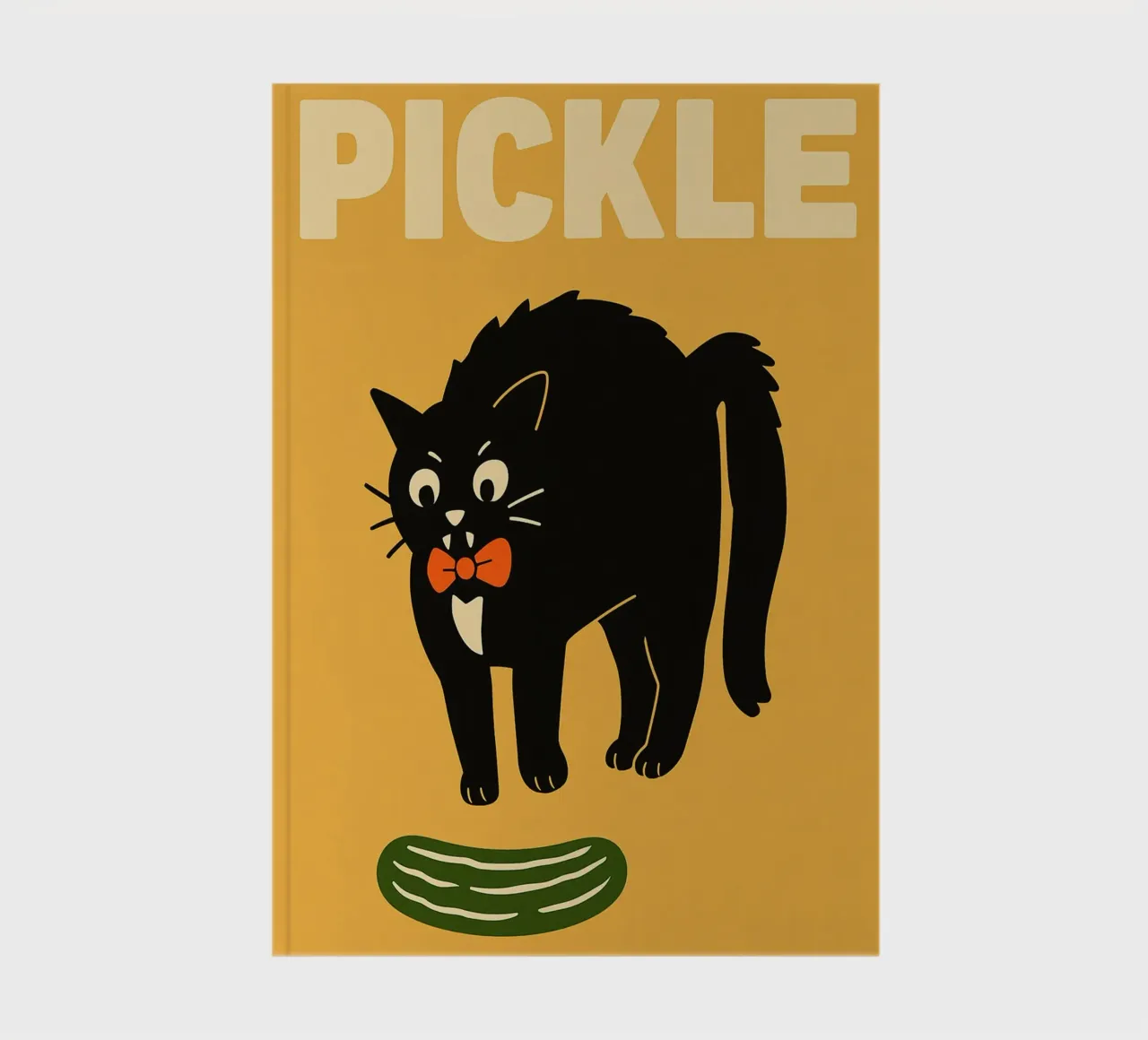 Black Cat Pickle notebook by Rawdenox