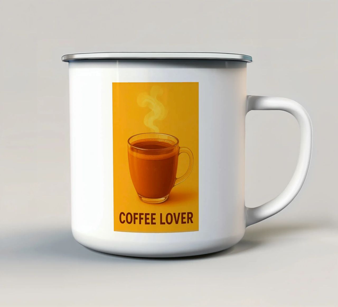 Amante del caffè tazza in smalto da Rawdenox