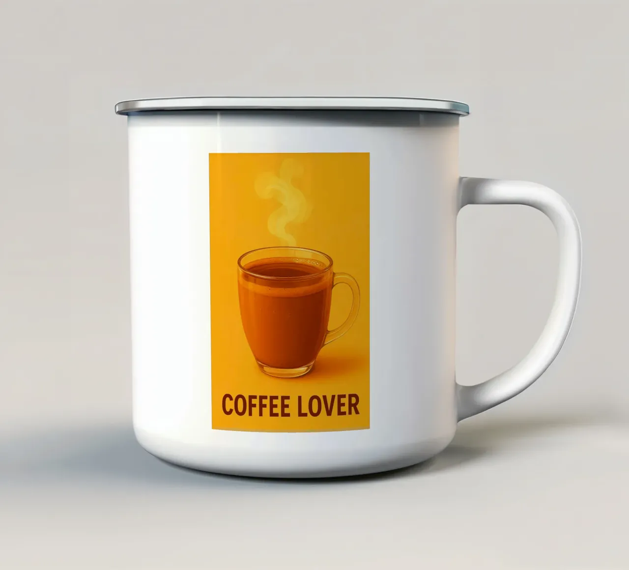 Coffee Lover enamel mug by Rawdenox