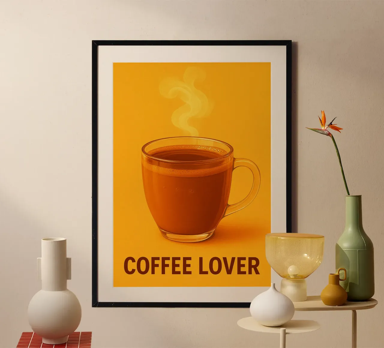 Kaffee-Liebhaber Poster von Rawdenox