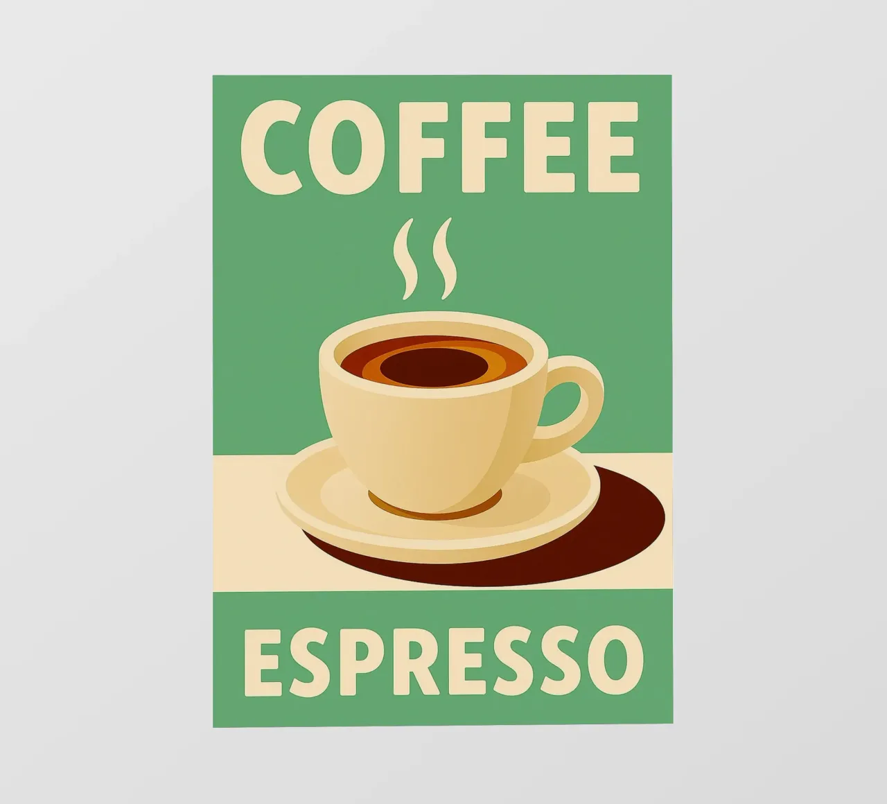 Coffee Espresso telo in pvc da Rawdenox