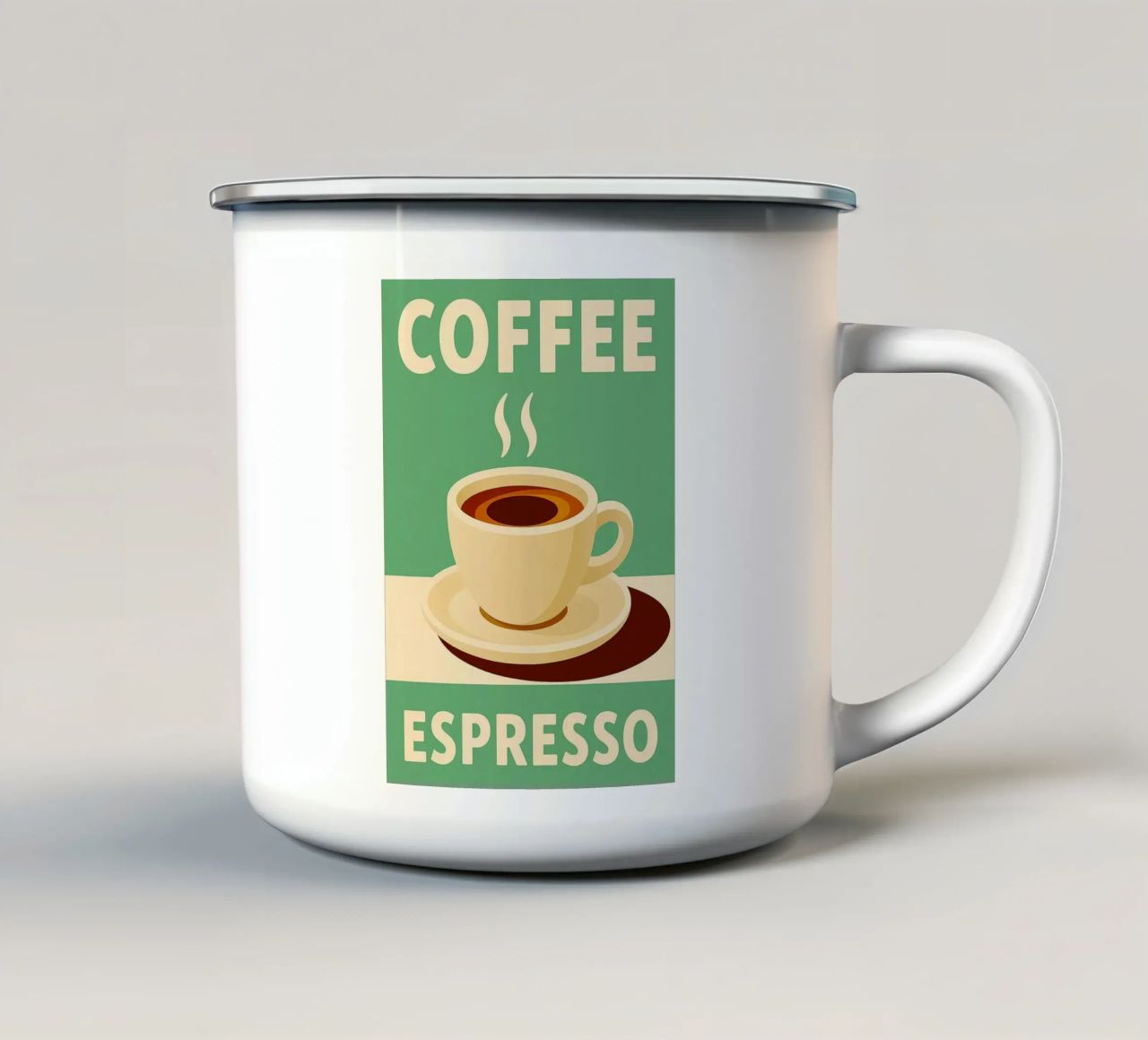 Coffee Espresso tazza in smalto da Rawdenox