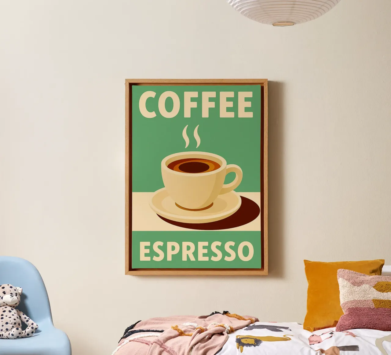 Coffee Espresso tela con Cornice a cassetta da Rawdenox