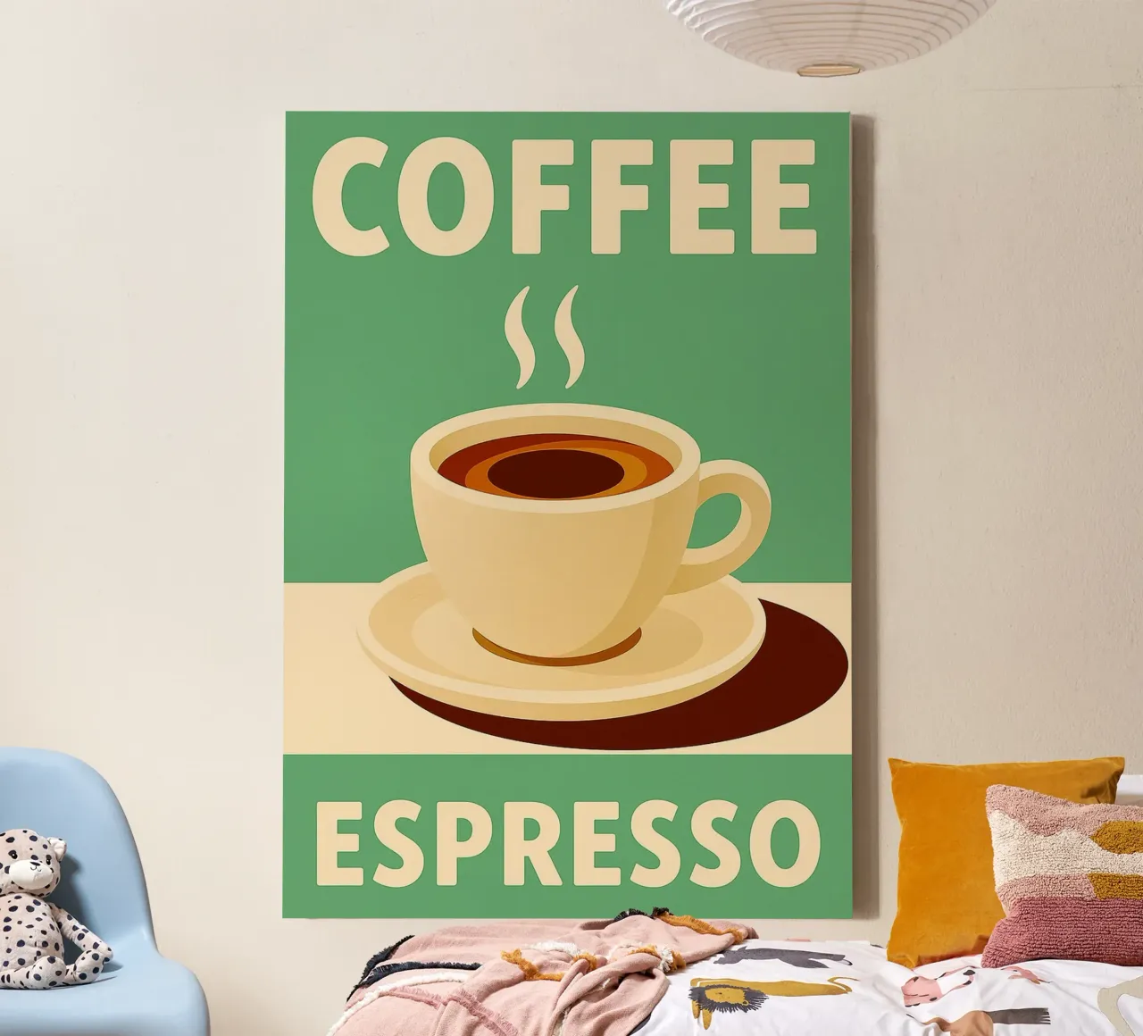 Coffee Espresso tela con Cornice a cassetta da Rawdenox