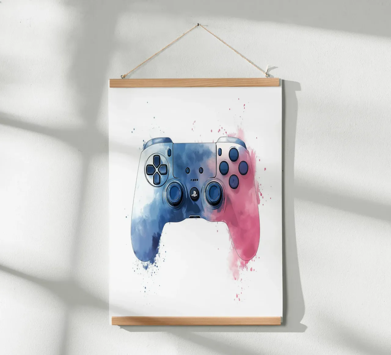 Playstation poster con telaio in alluminio da Motivate-Today