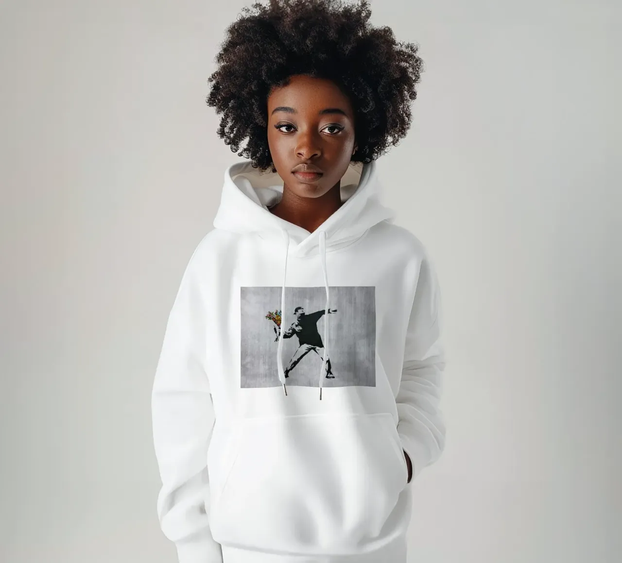 Fiore da lancio felpa con cappuccio da Betty Shops