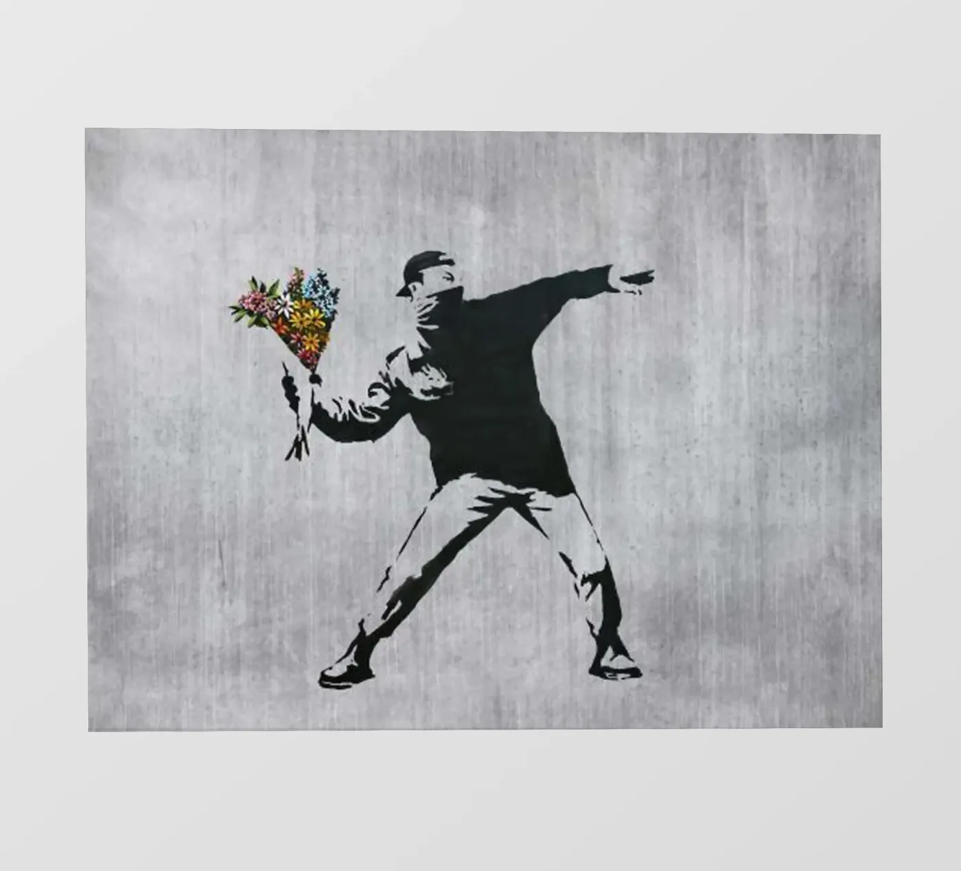 Throw Flower fotobehang van Betty Shops