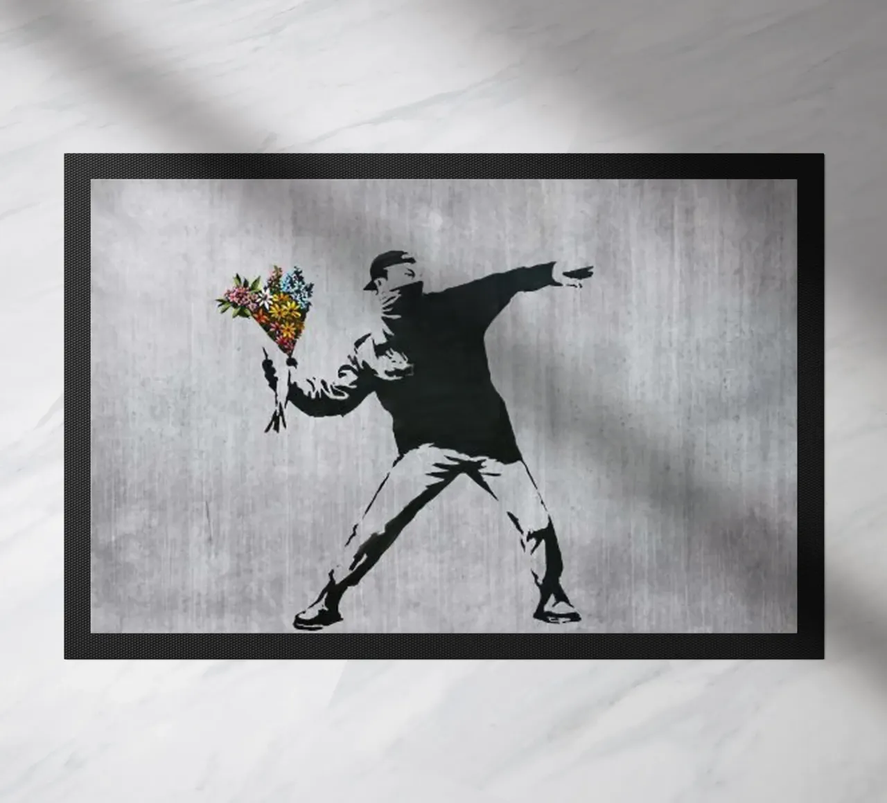 Throw Flower doormat by Betty Shops