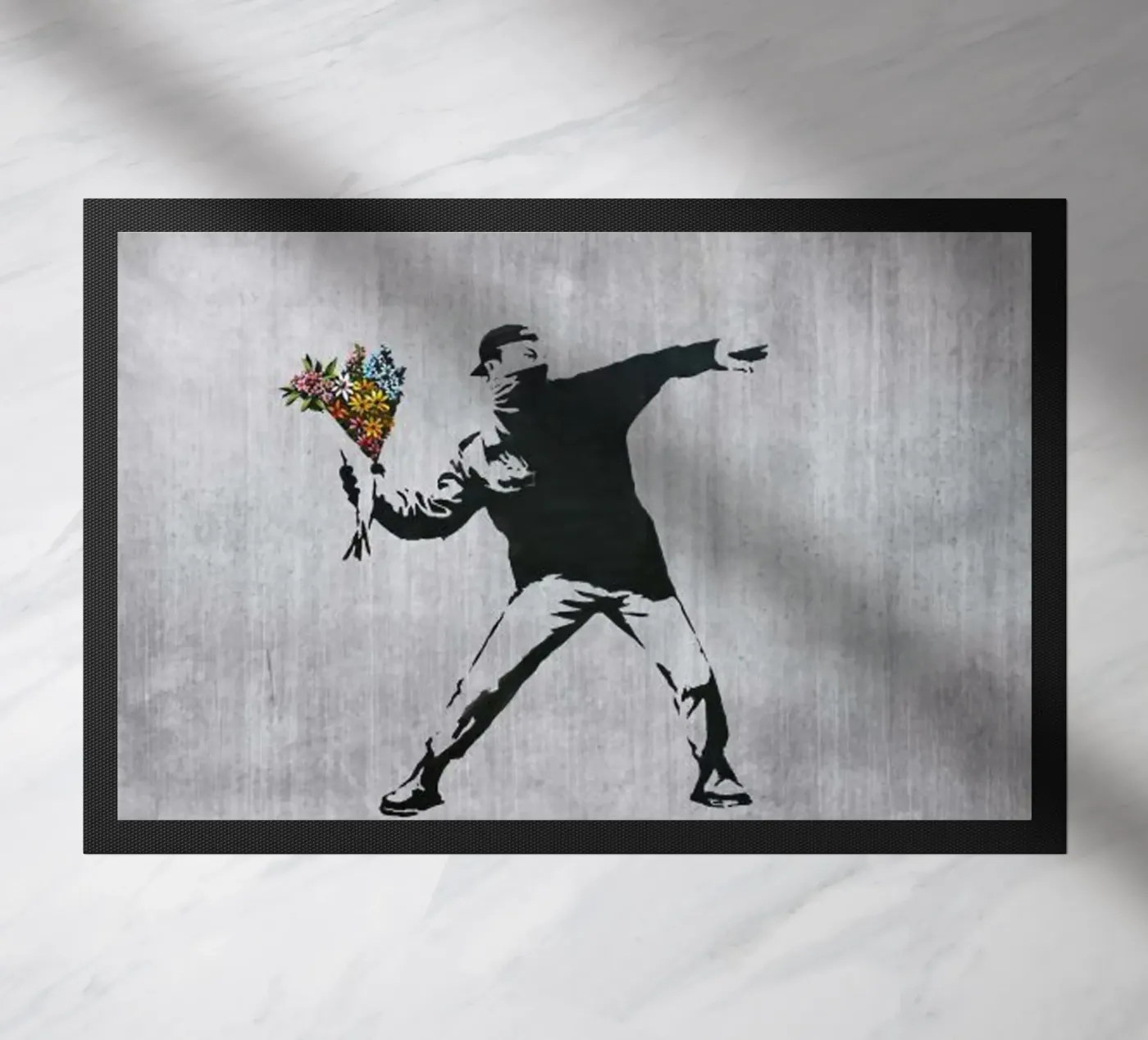 Throw Flower doormat by Betty Shops