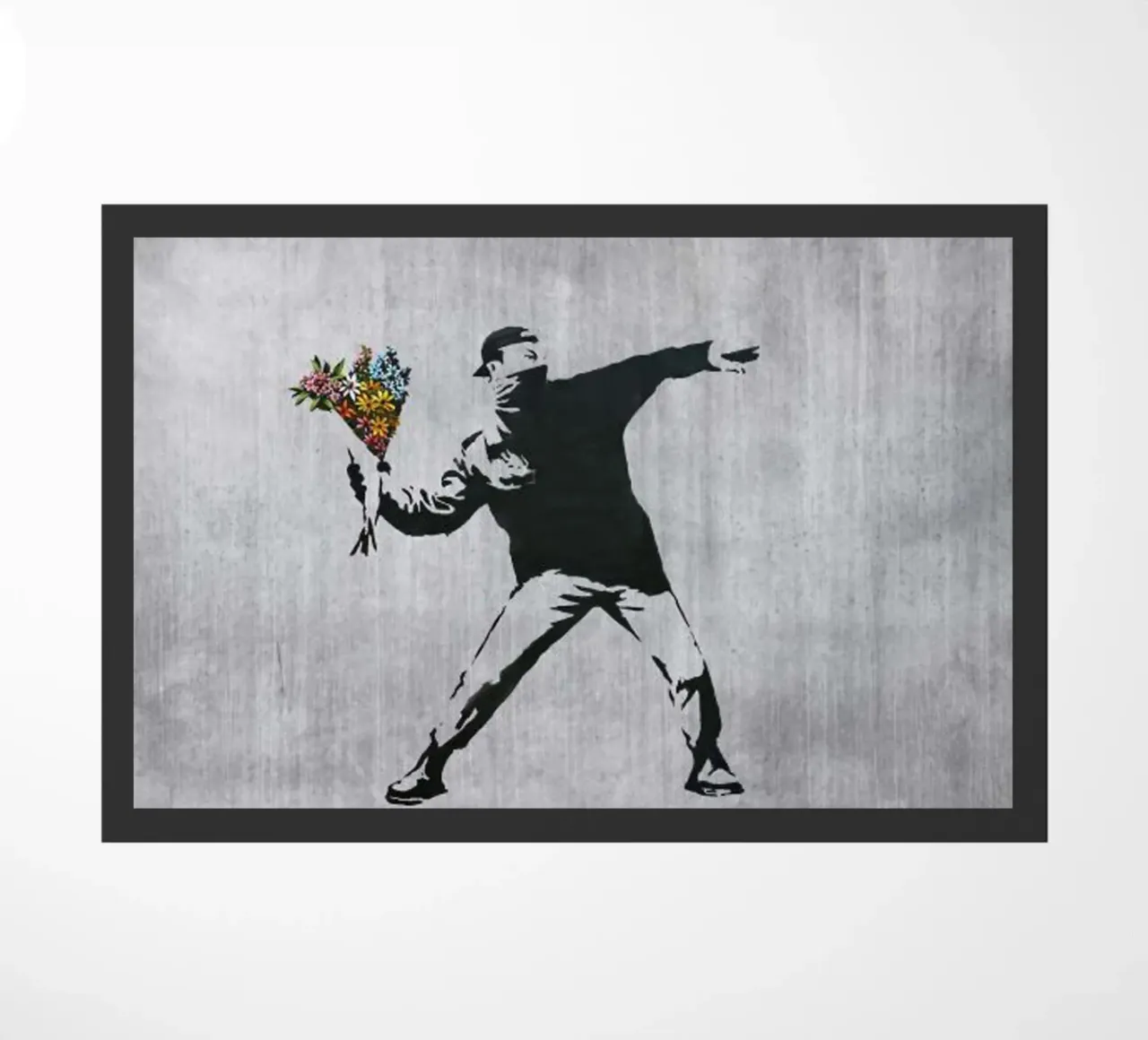 Throw Flower doormat by Betty Shops