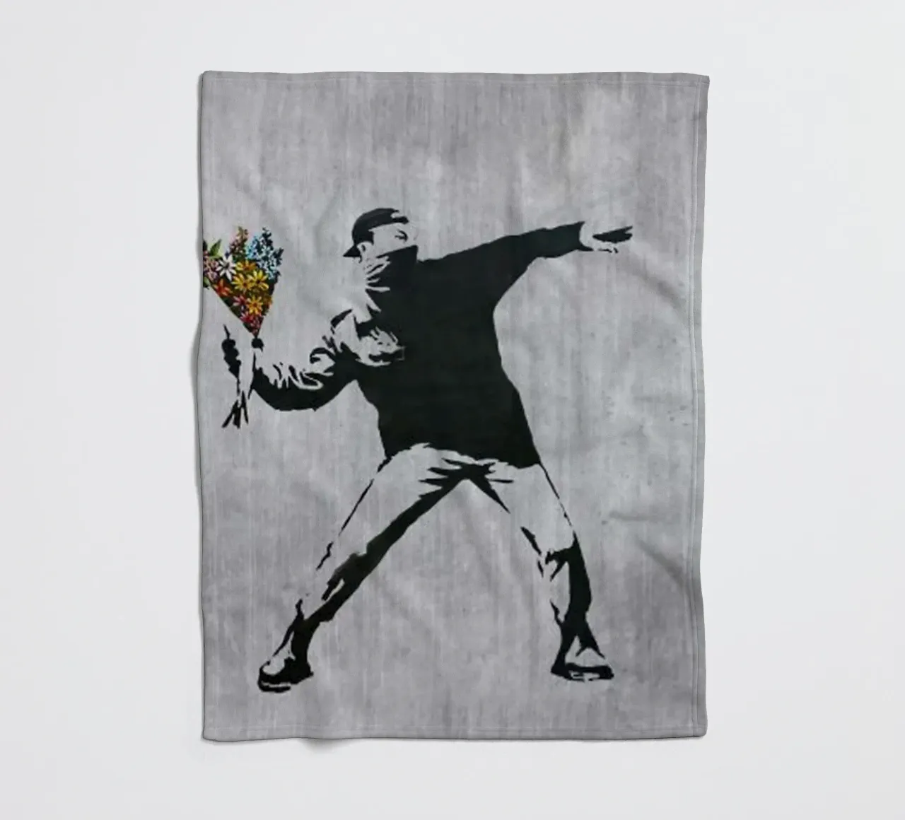 Wurfblume Fleecedecke von Betty Shops