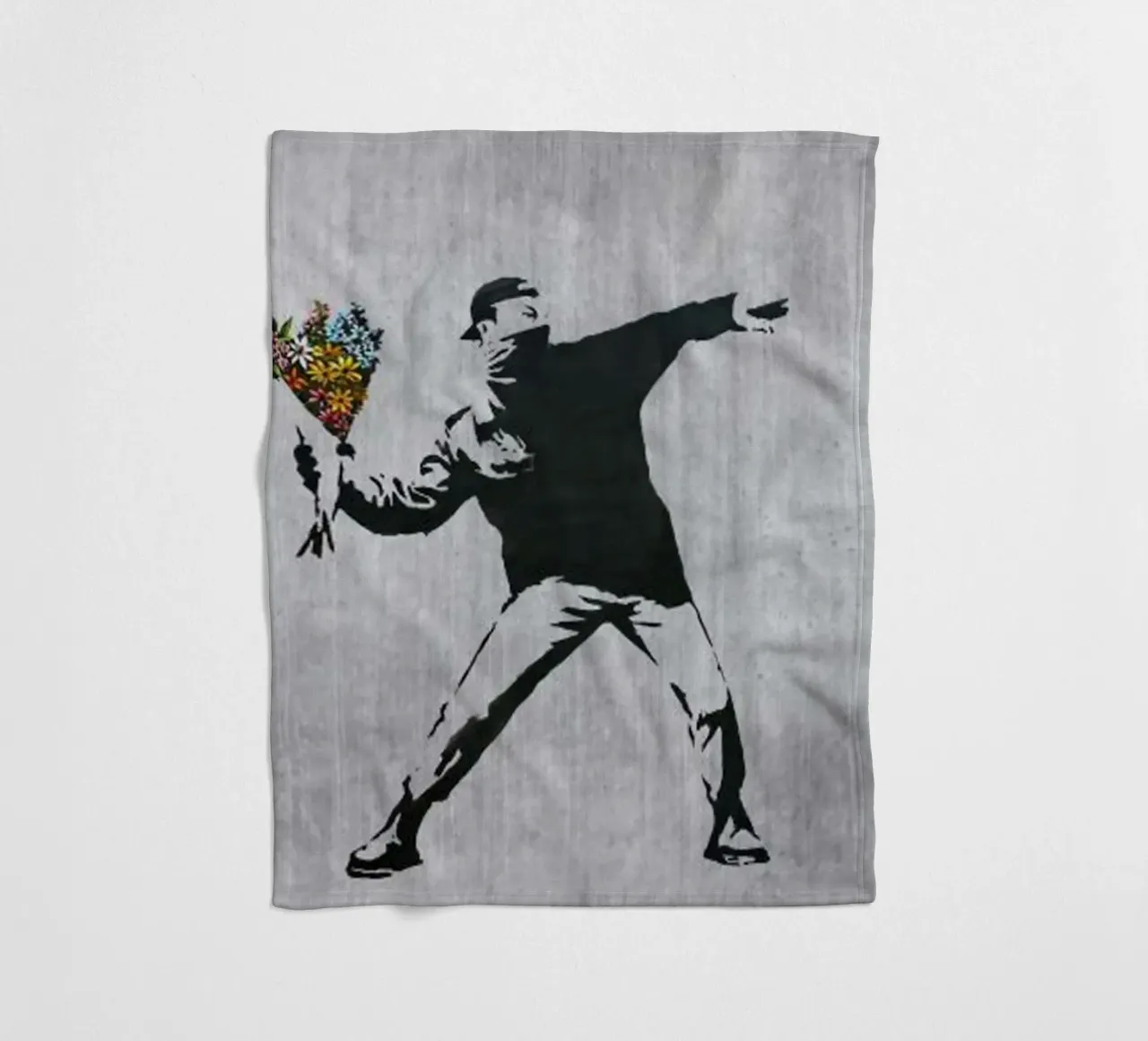 Wurfblume Fleecedecke von Betty Shops