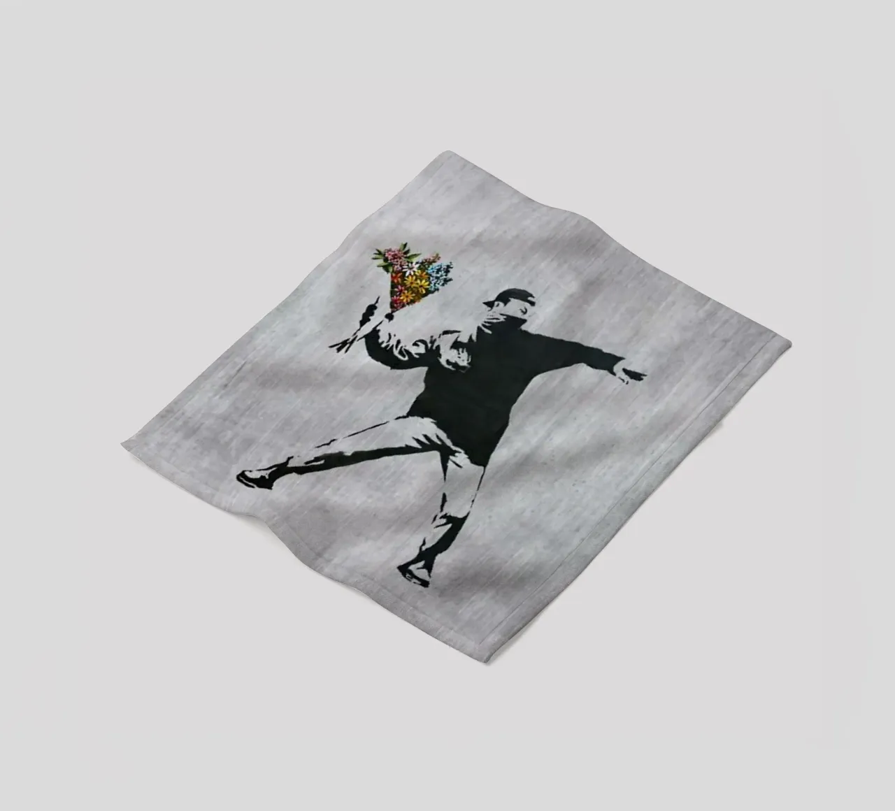 Wurfblume Fleecedecke von Betty Shops