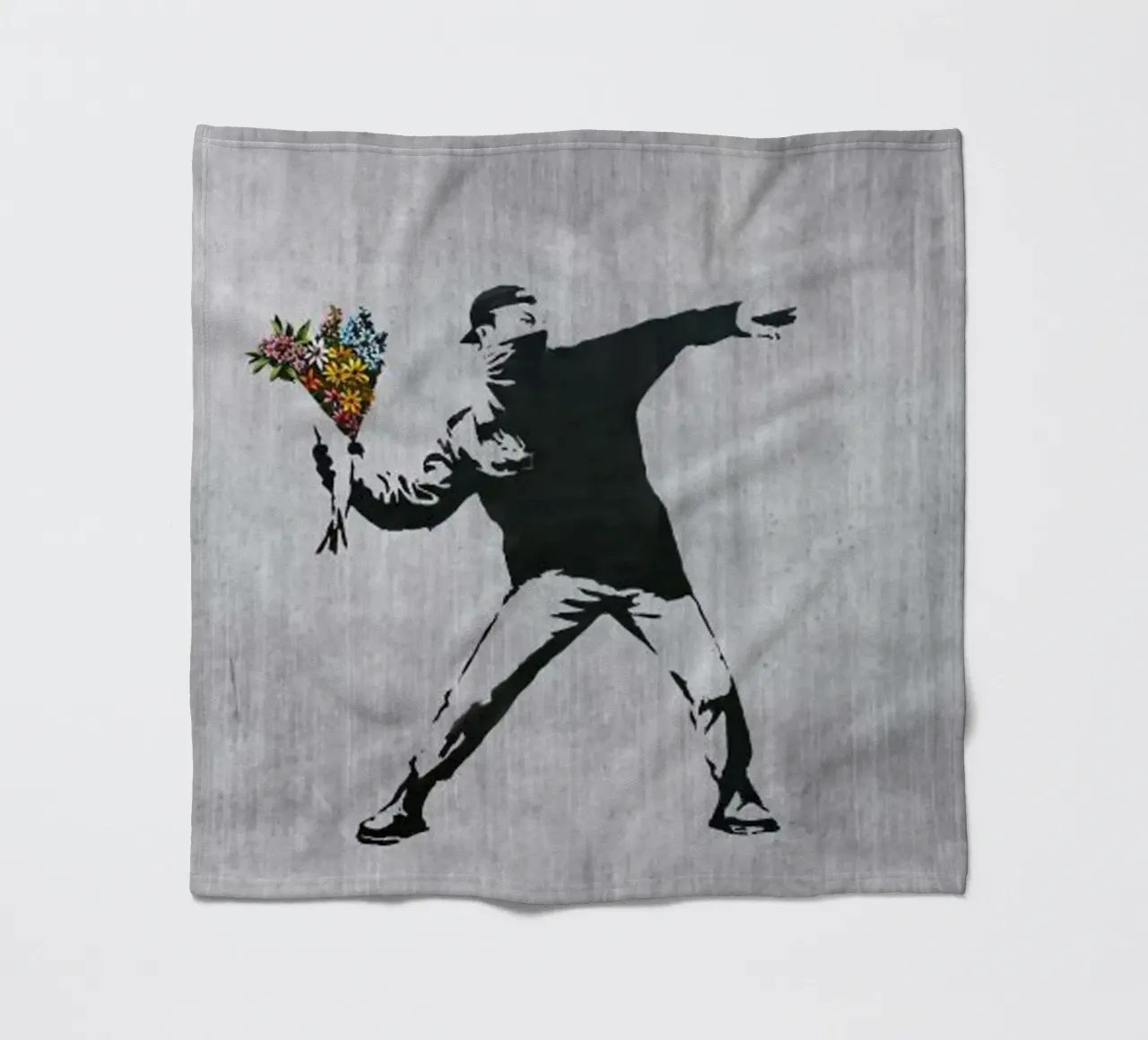 Wurfblume Fleecedecke von Betty Shops