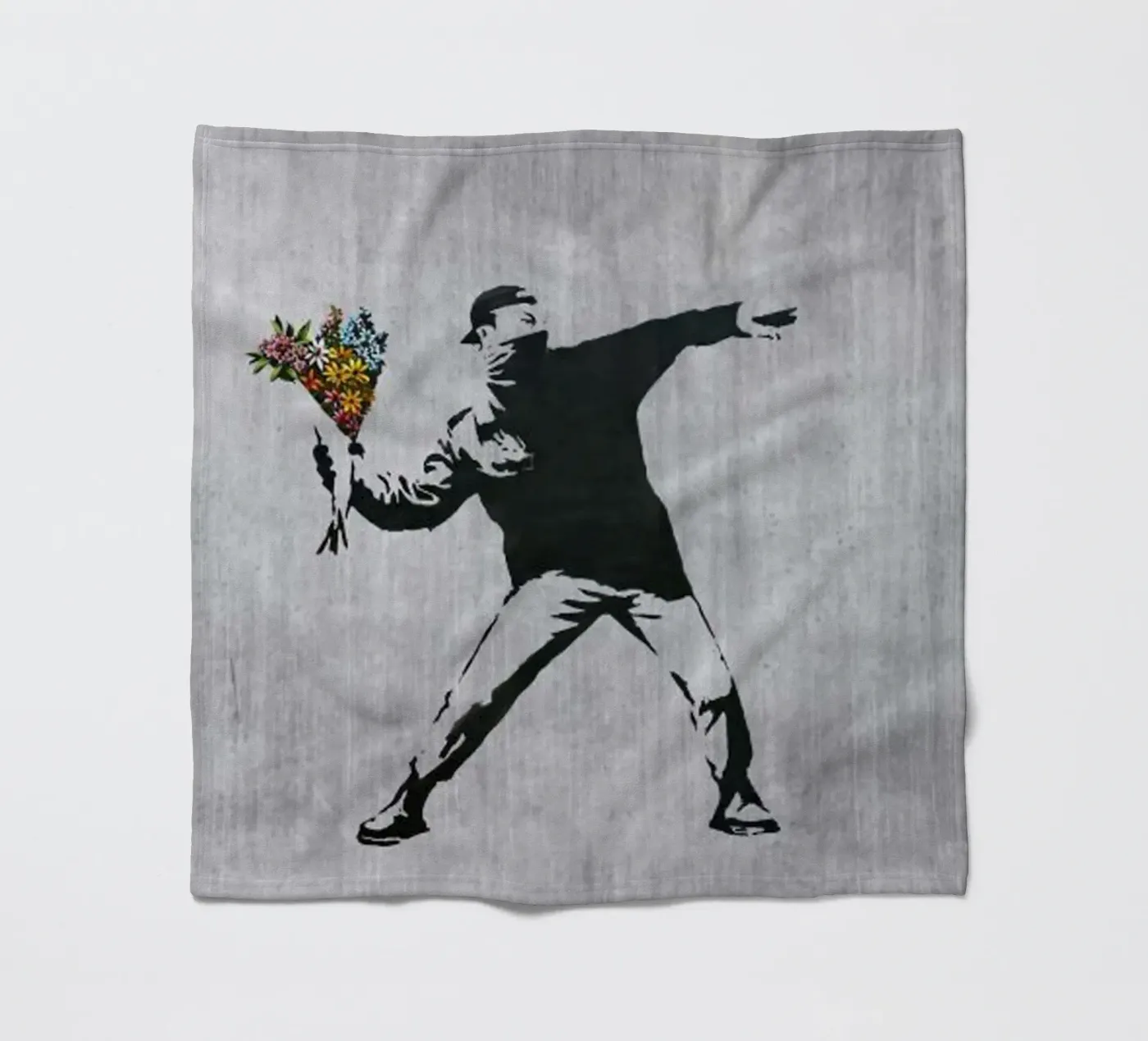 Fleur jetée plaid polaire de Betty Shops