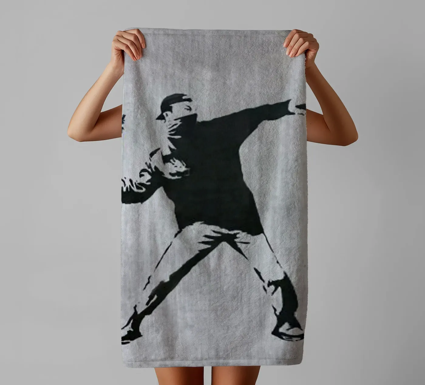 Throw Flower towel by Betty Shops