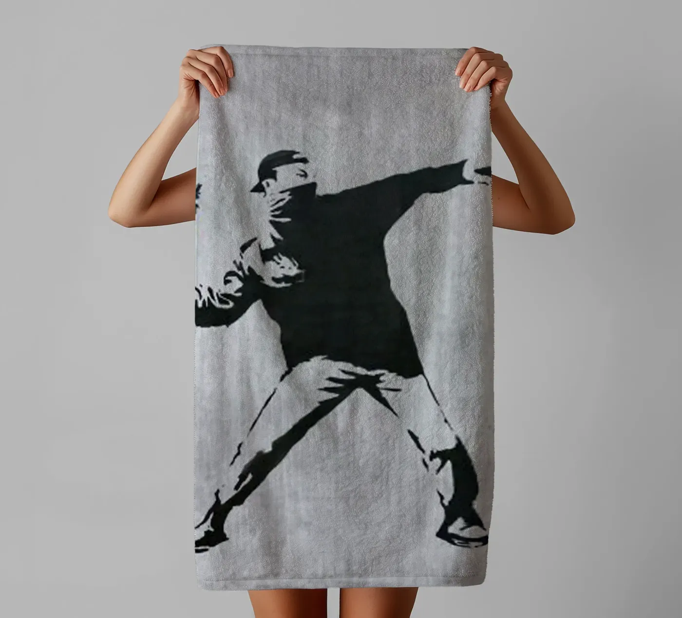 Bloem gooien badhanddoek van Betty Shops