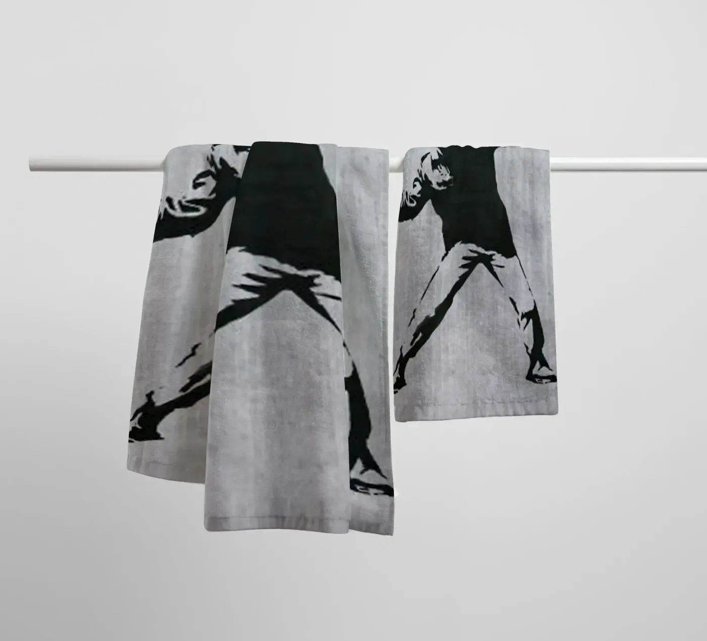 Bloem gooien badhanddoek van Betty Shops