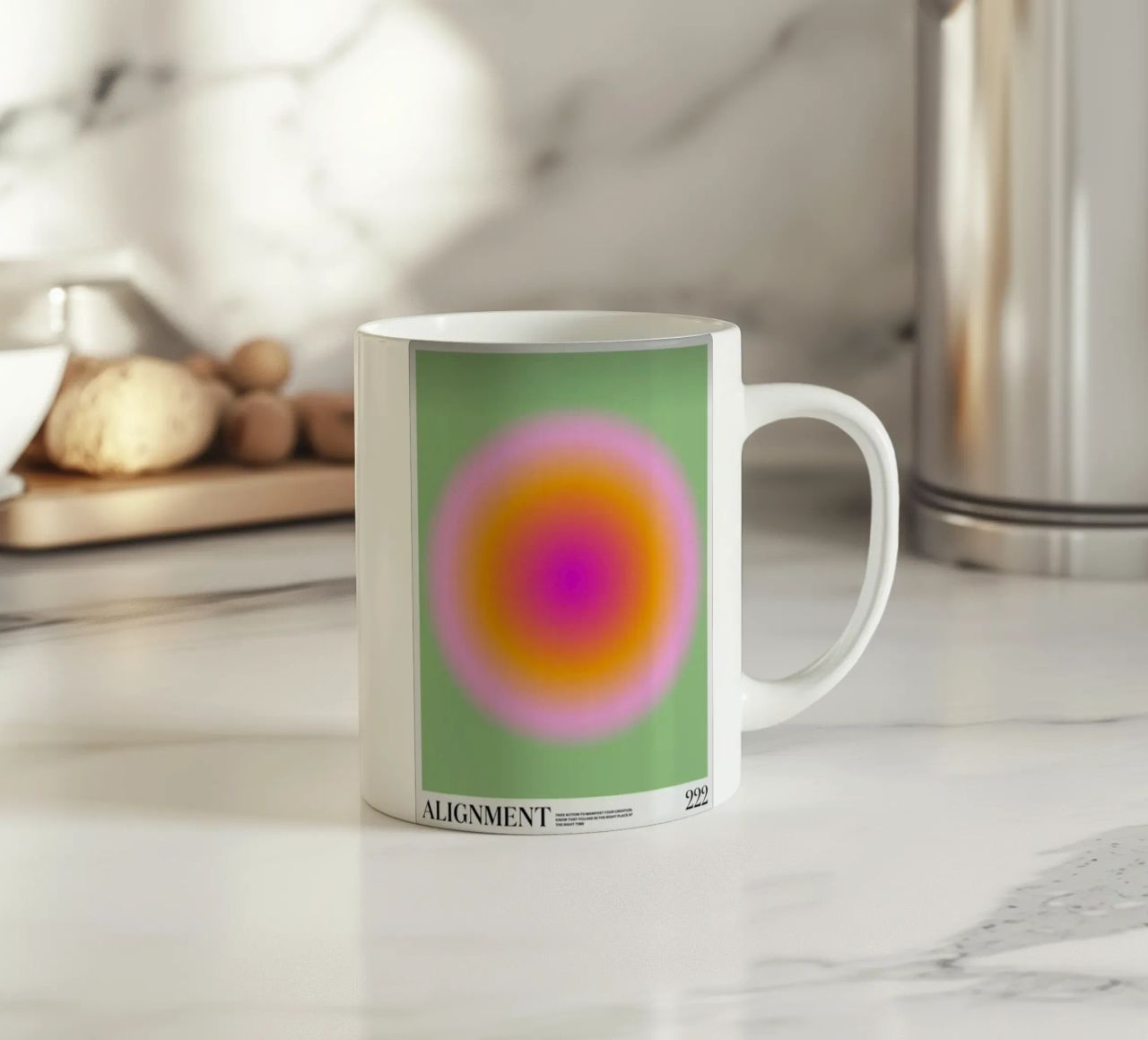 Il numero 222 tazza in ceramica da Witon name shop