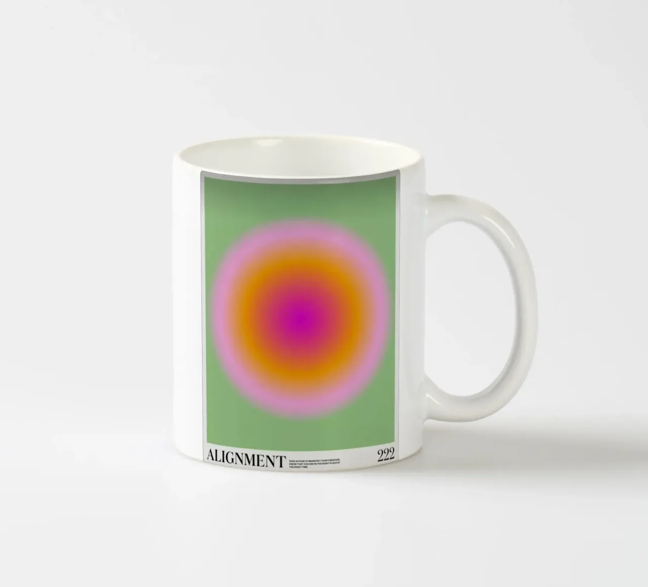 Die Nummer 222 Keramik Tasse von Witon name shop