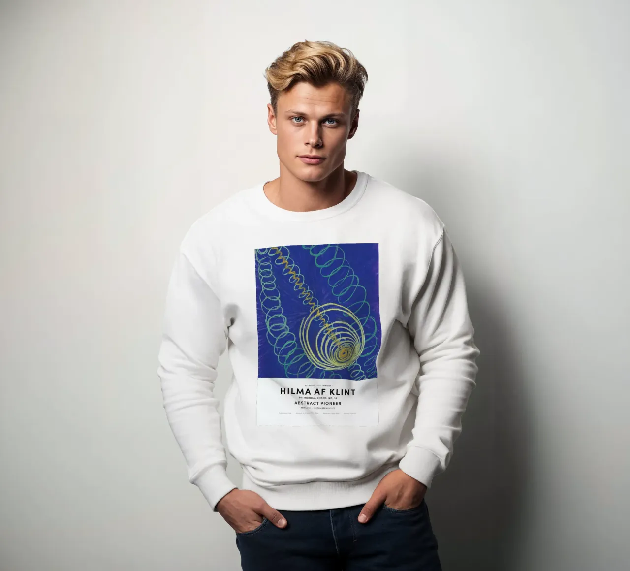 Hilma af Klint - Primordial Chaos, No. 16 II felpa da Vintage by JUNIQE
