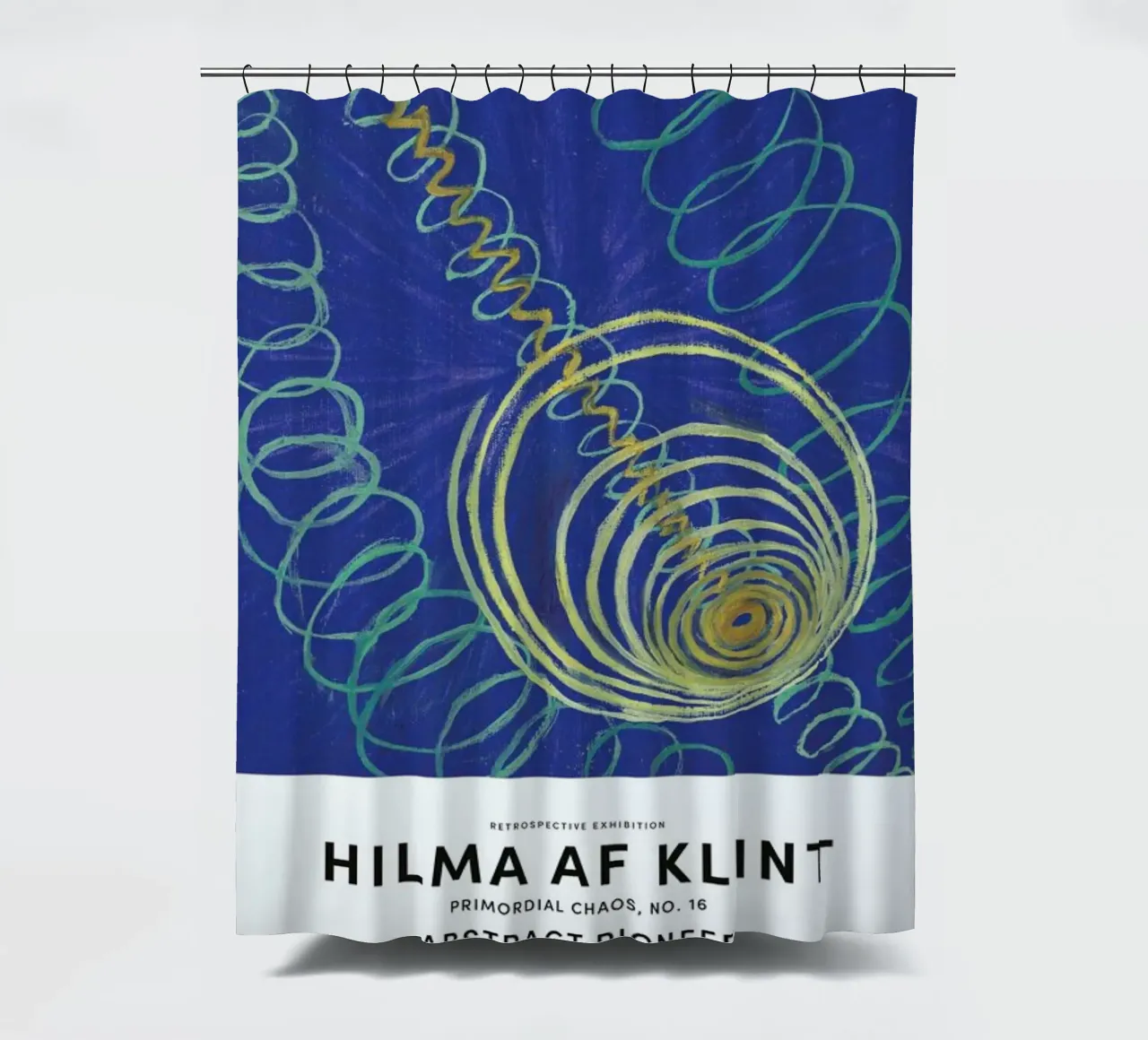 Hilma af Klint - Primordial Chaos, No. 16 II tenda da doccia da Vintage by JUNIQE