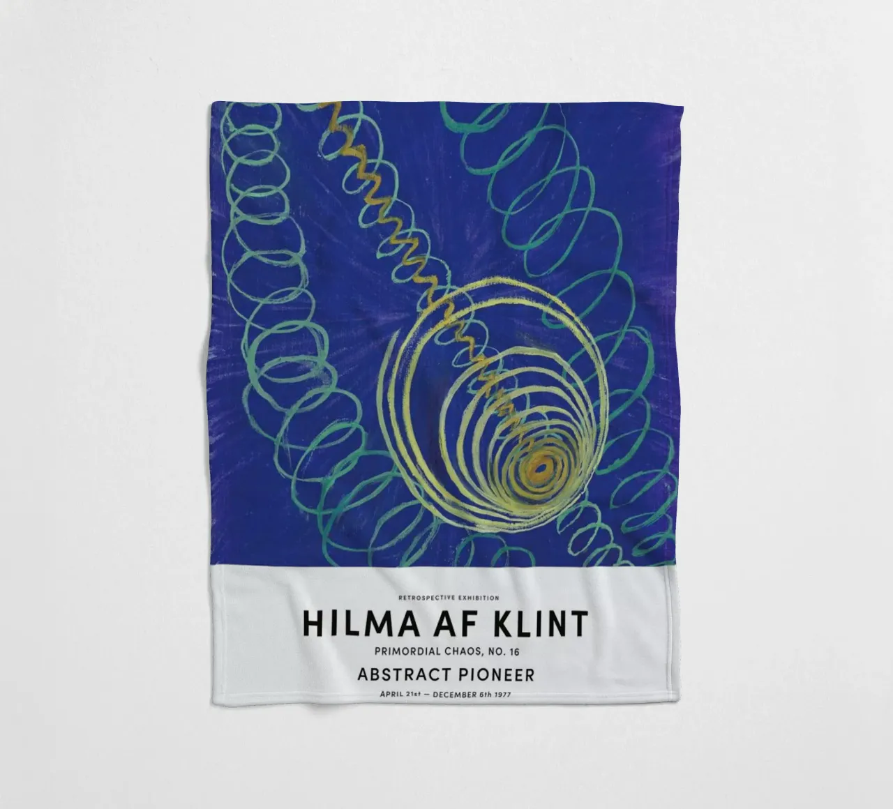 Hilma af Klint - Primordial Chaos, No. 16 II coperta in pile da Vintage by JUNIQE