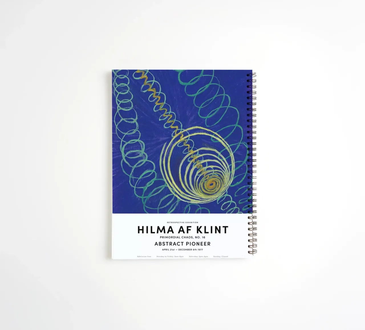 Hilma af Klint - Primordial Chaos, No. 16 II spiral notebook by Vintage by JUNIQE