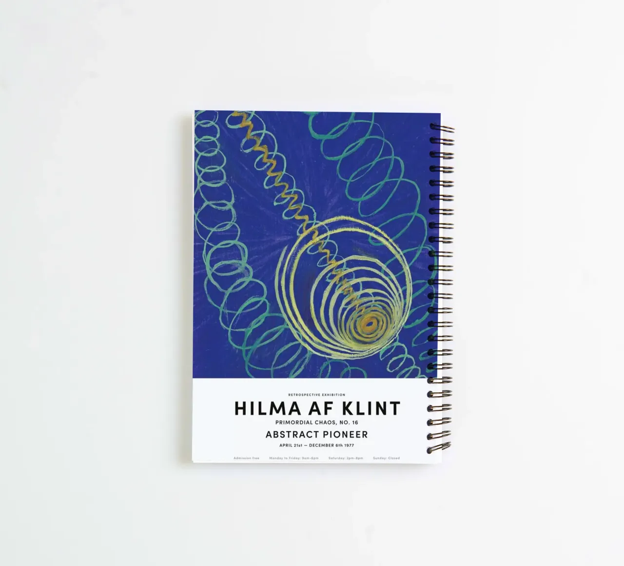 Hilma af Klint - Primordial Chaos, No. 16 II spiral notebook by Vintage by JUNIQE