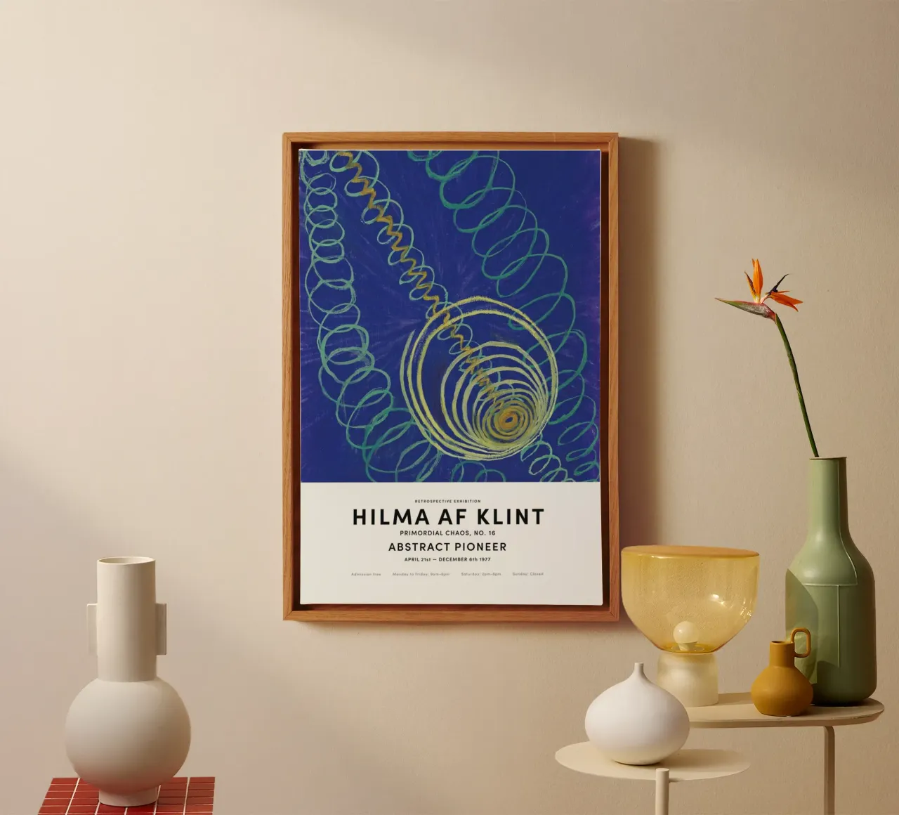 Hilma af Klint - Primordial Chaos, No. 16 II tela da Vintage by JUNIQE