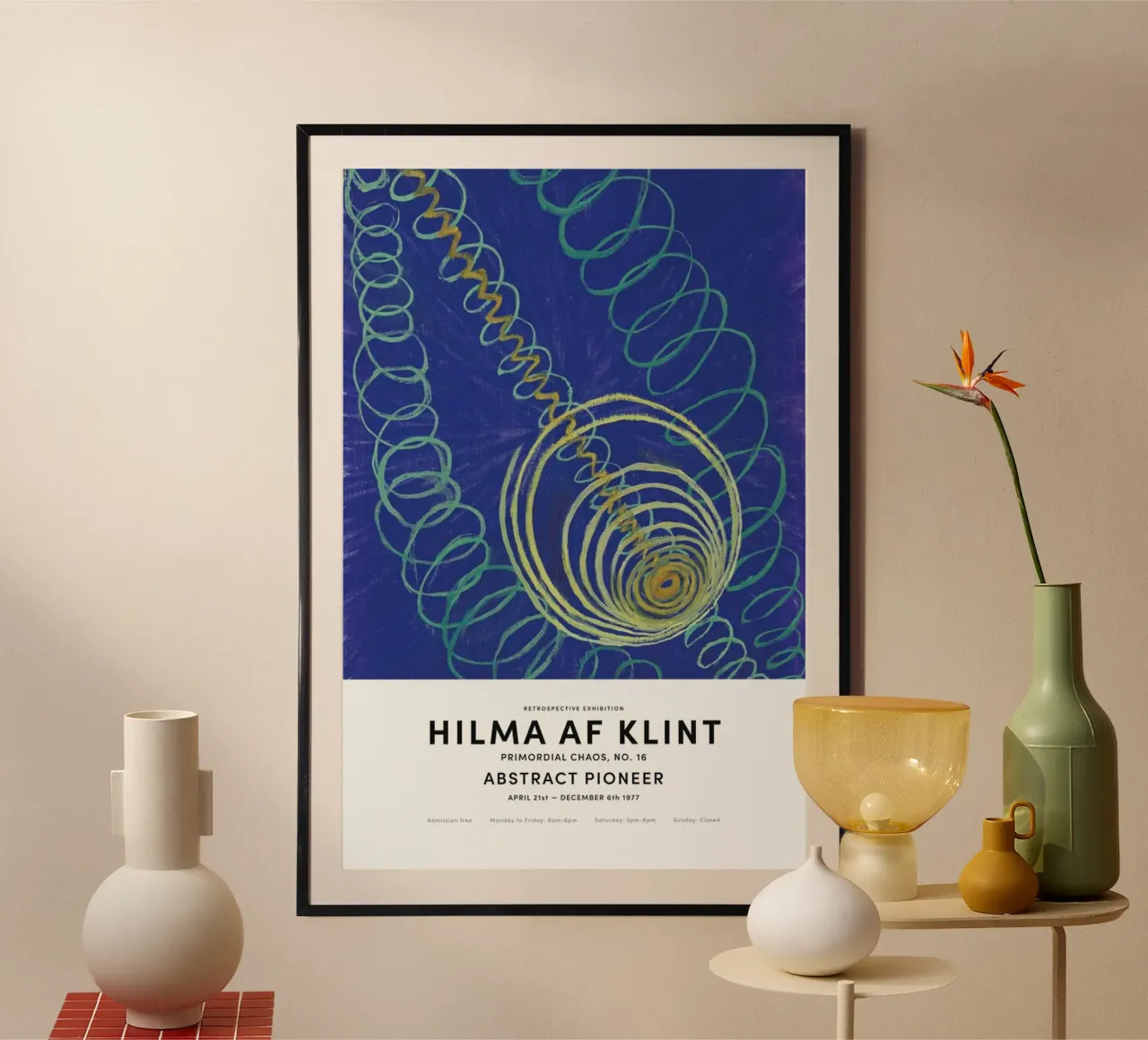 Hilma af Klint - Primordial Chaos, No. 16 II carta hahnemühle da Vintage by JUNIQE