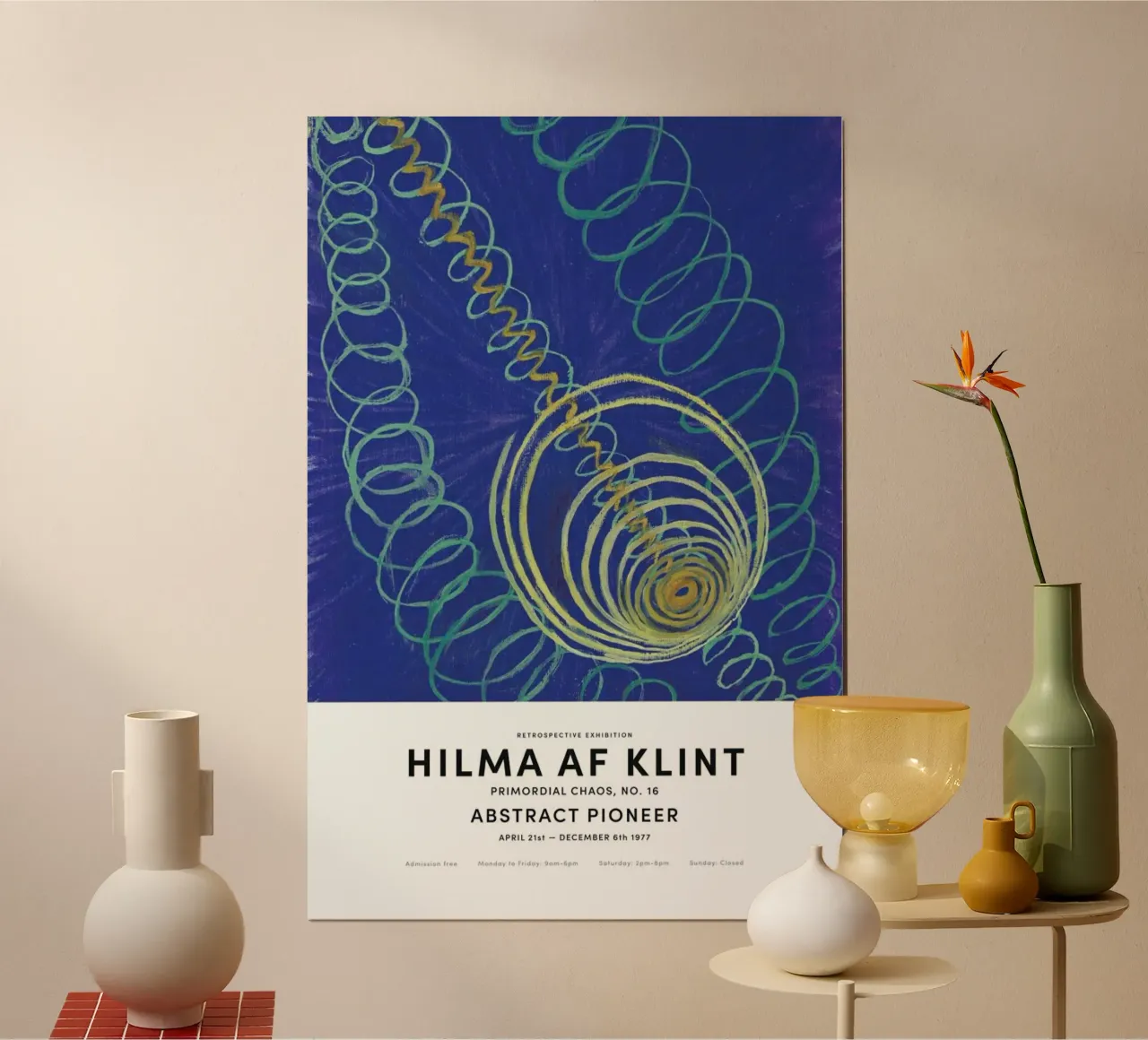 Hilma af Klint - Primordial Chaos, No. 16 II carta hahnemühle da Vintage by JUNIQE